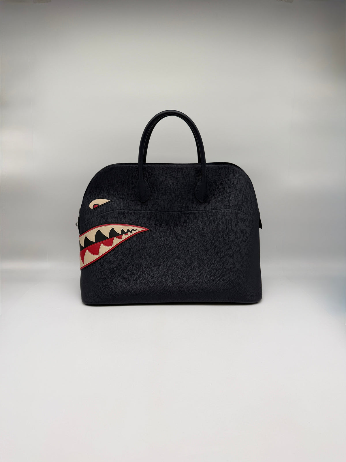 Hermès Bolide 45 Shark Bleu Nuit Togo Palladium Hardware