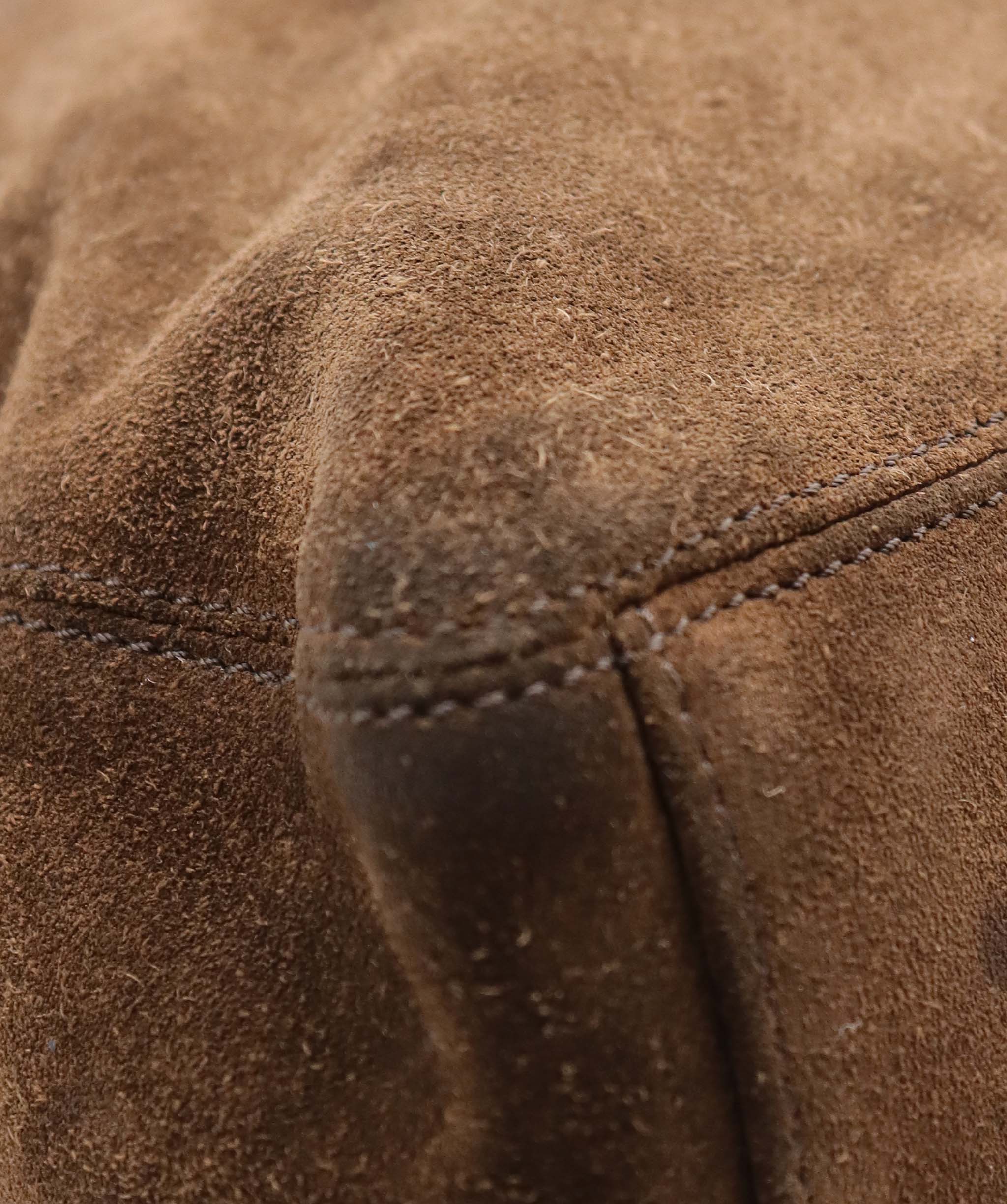 Chanel CC Fringe Tote Bag Brown Suede DXBS6055