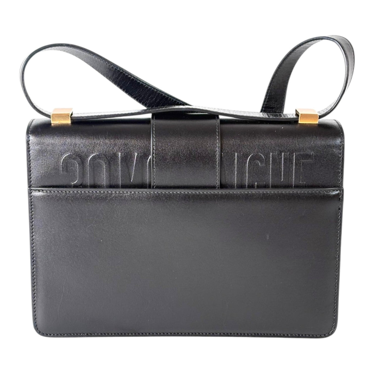 Dior 30 Black Classic Montaigne 24 in Calfskin