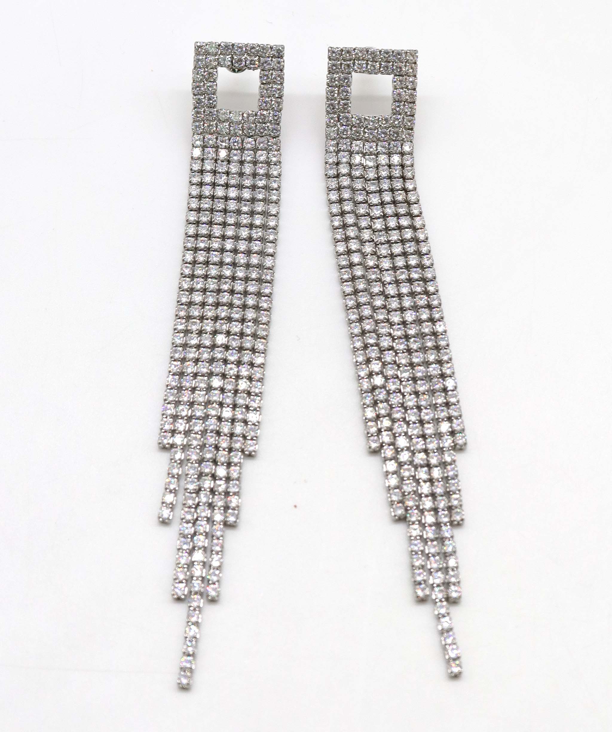Earrings 19 silver color ASC7205