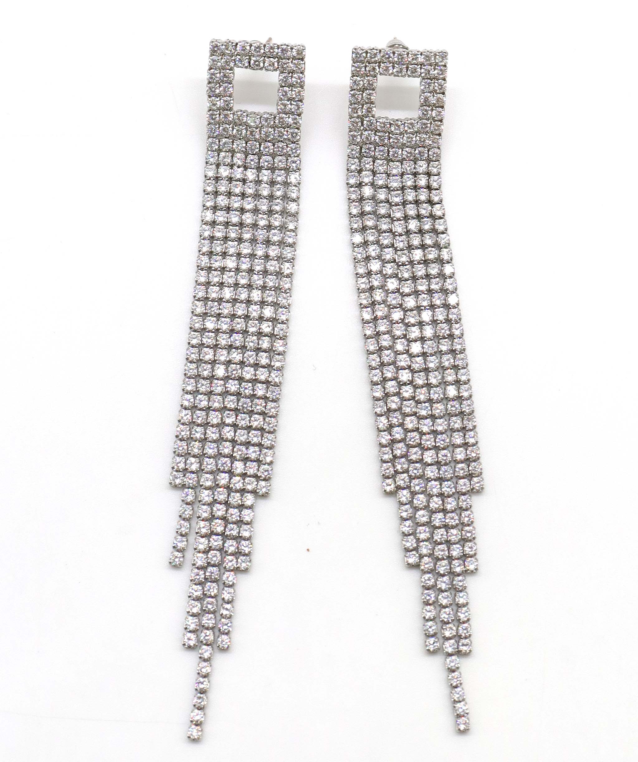Earrings 19 silver color ASC7205
