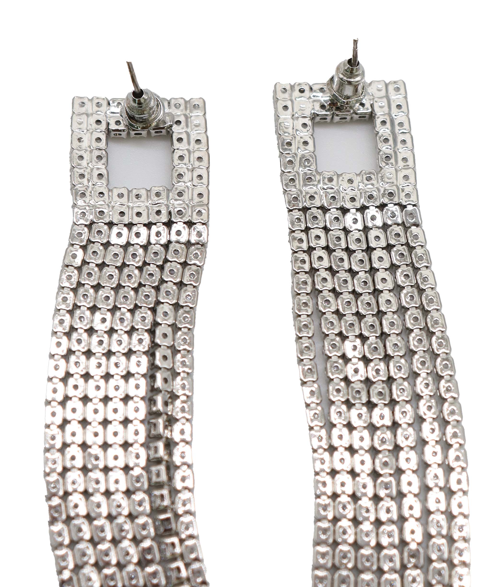Earrings 19 silver color ASC7205