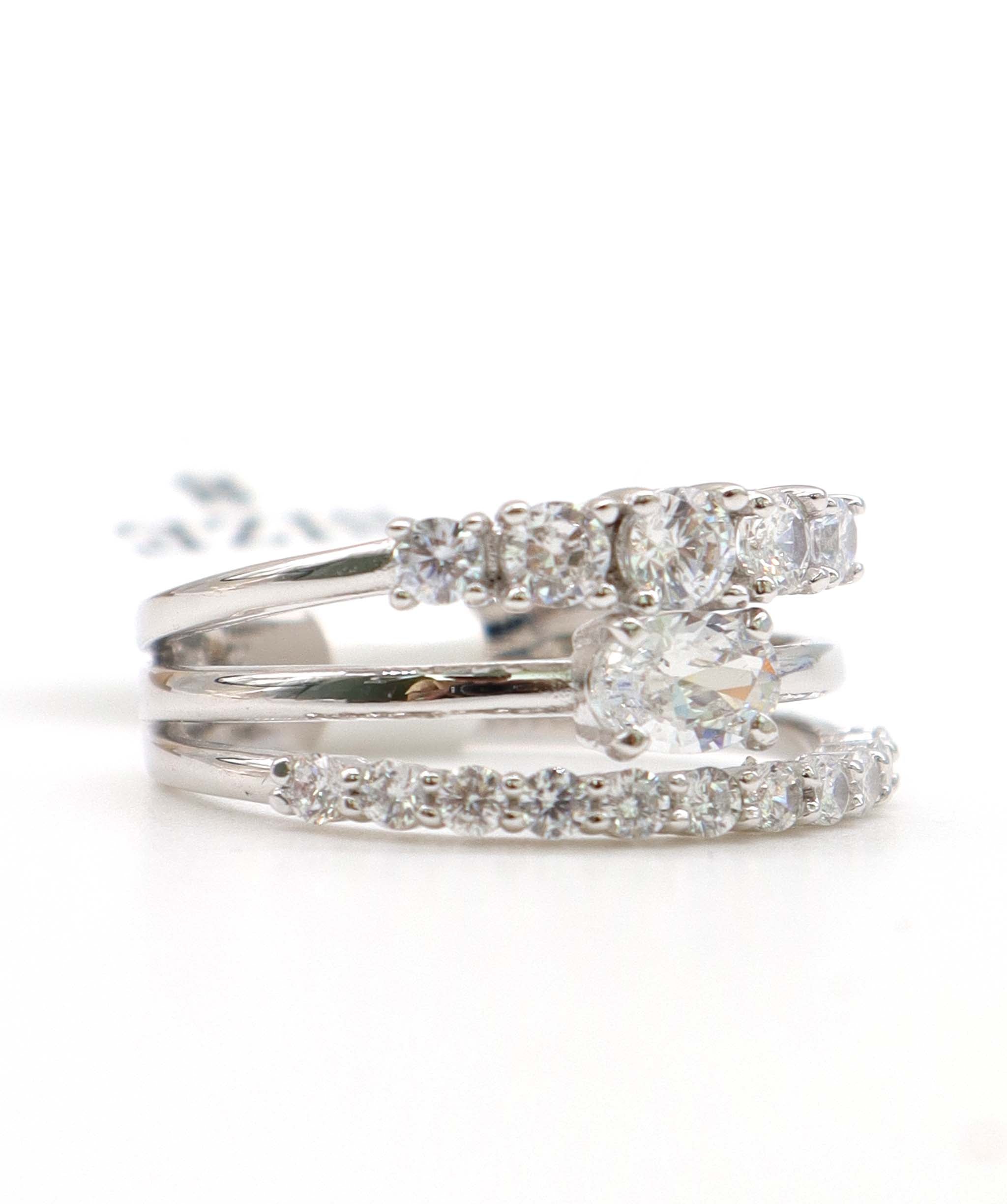 Ring2 silver color ASC7211