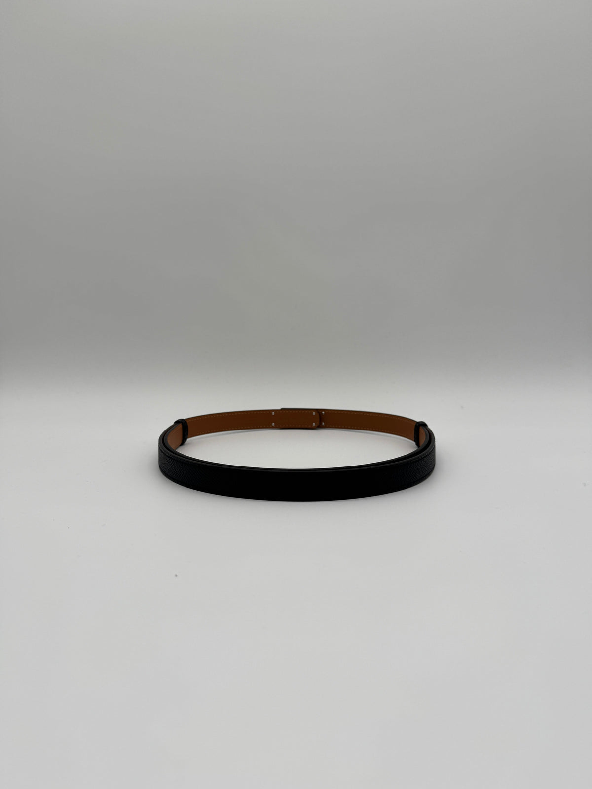 Hermès Kelly 18 Belt Noir Palladium Hardware