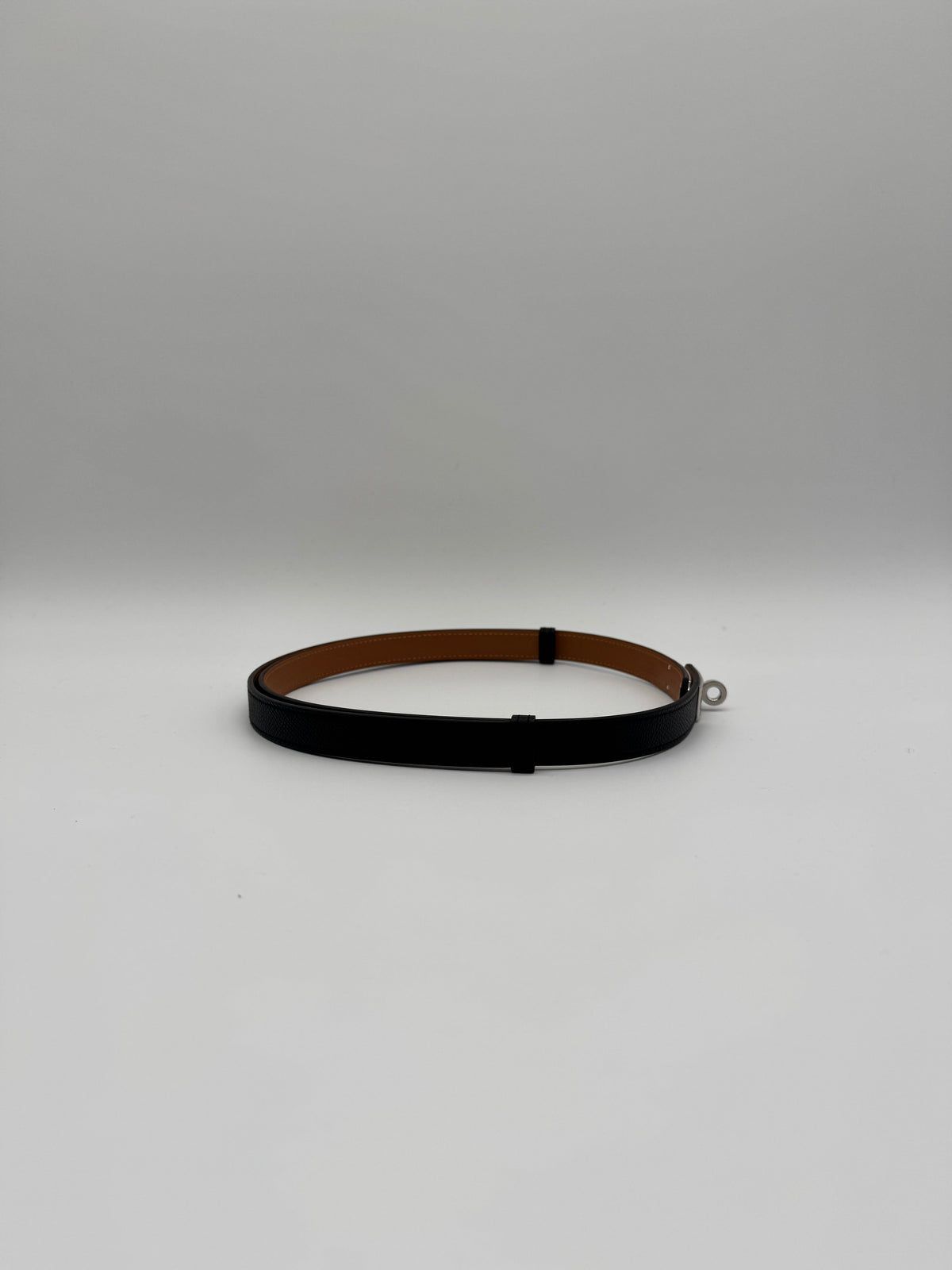 Hermès Kelly 18 Belt Noir Palladium Hardware