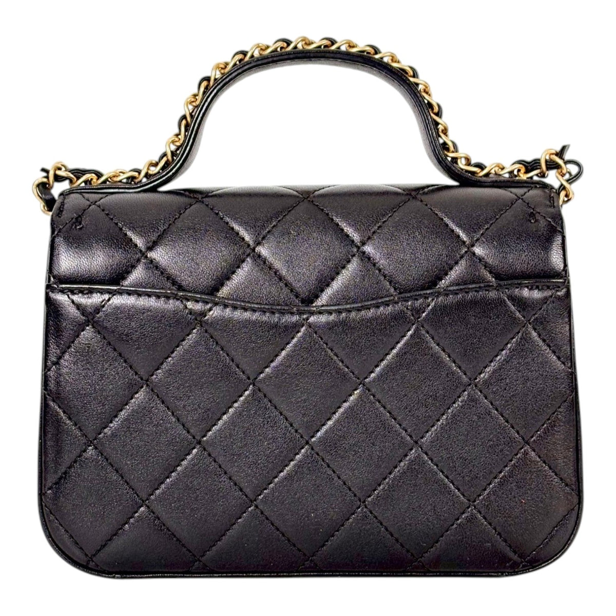 Chanel Black Quilted Lambskin Small Bag - Full Set