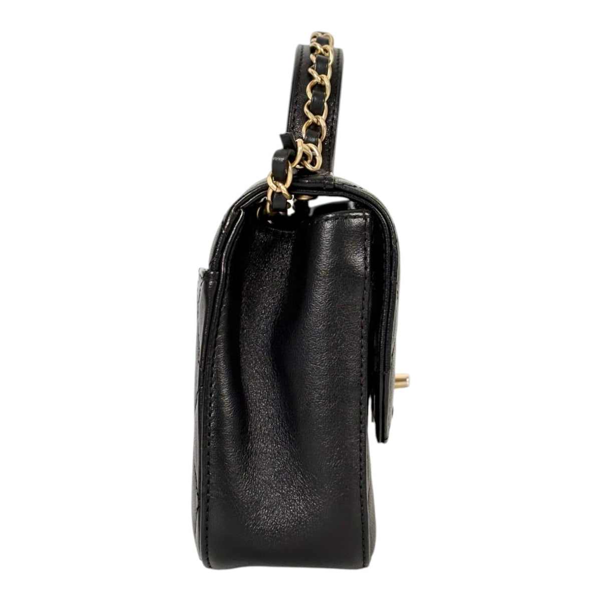 Chanel Black Quilted Lambskin Small Bag - Full Set