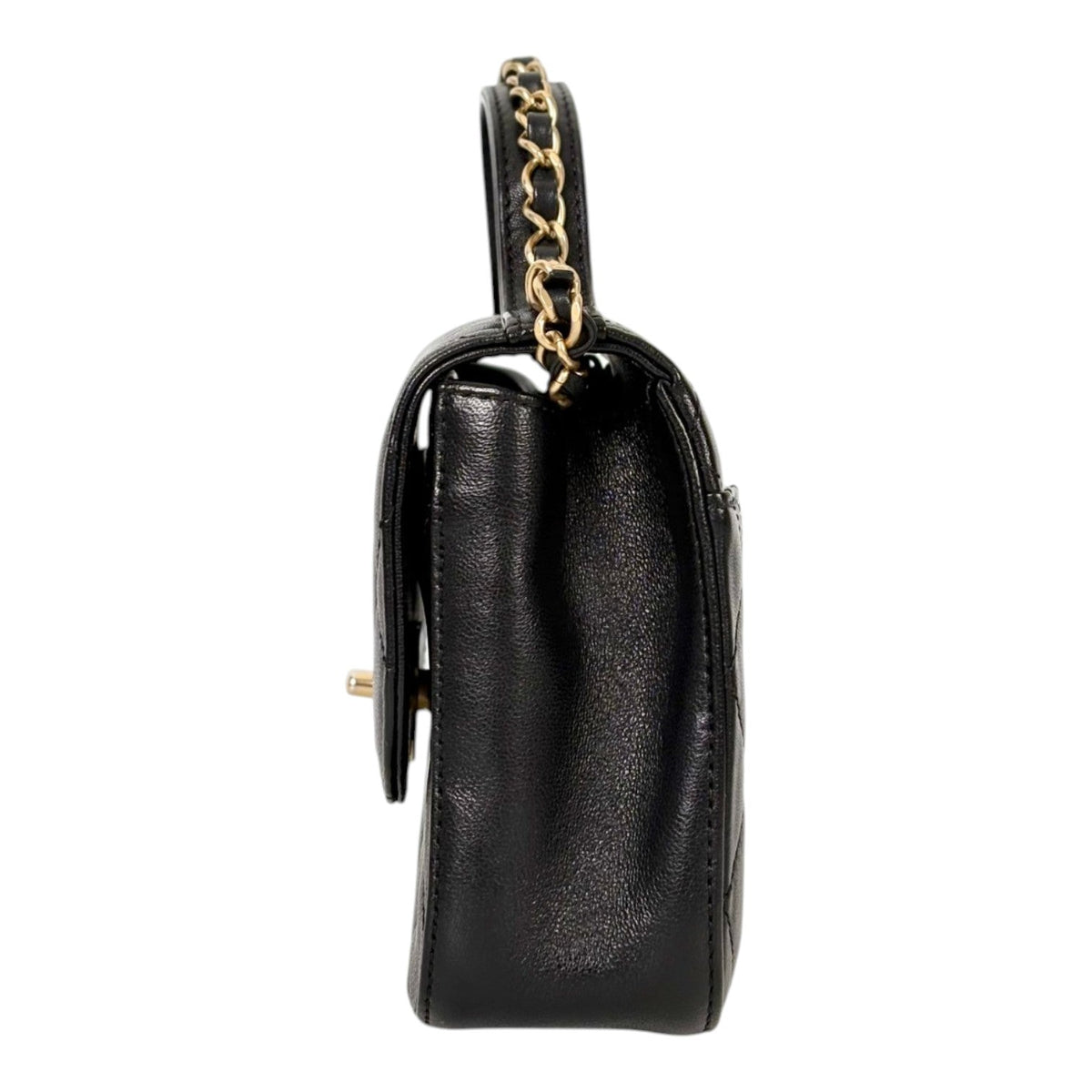 Chanel Black Quilted Lambskin Small Bag - Full Set