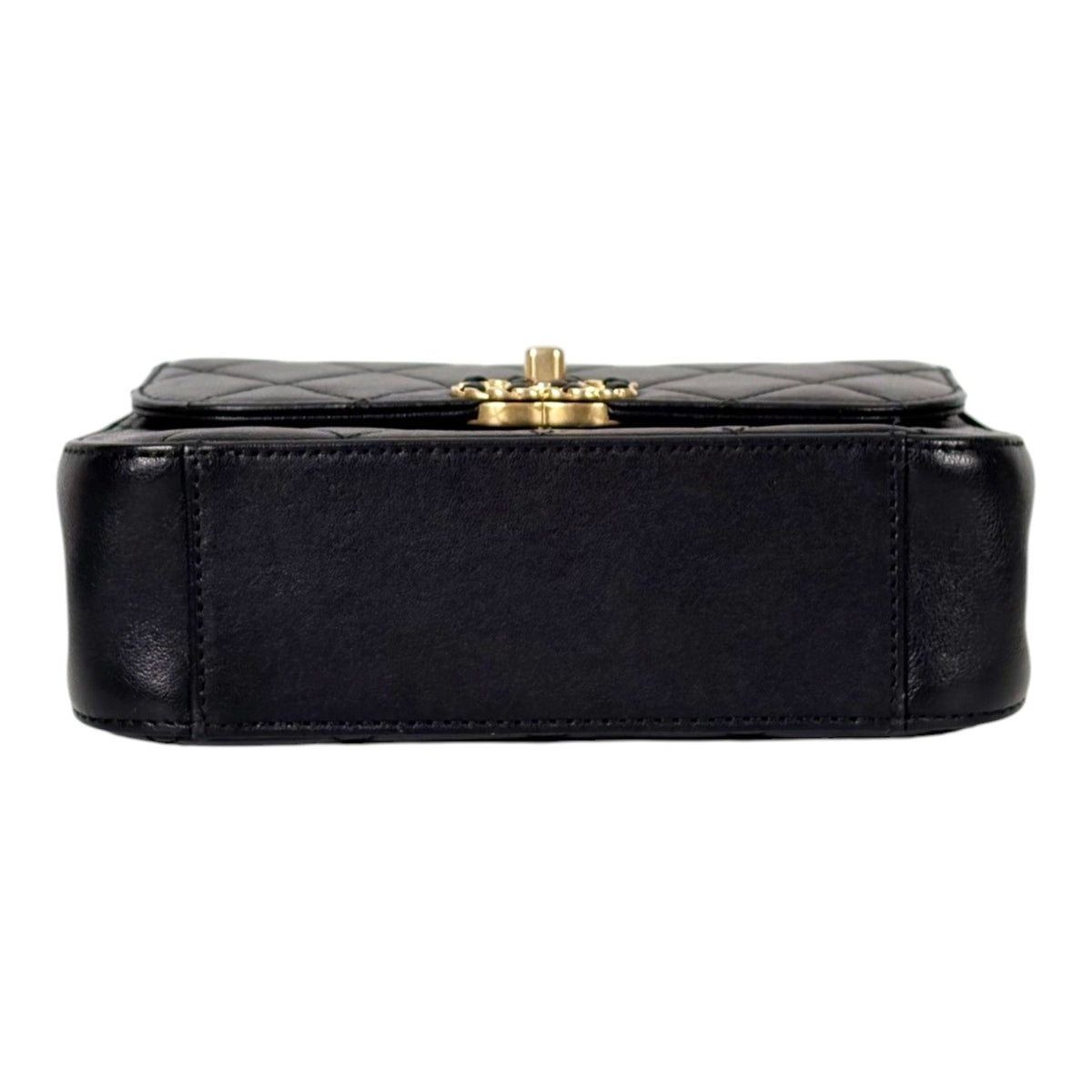 Chanel Black Quilted Lambskin Small Bag - Full Set