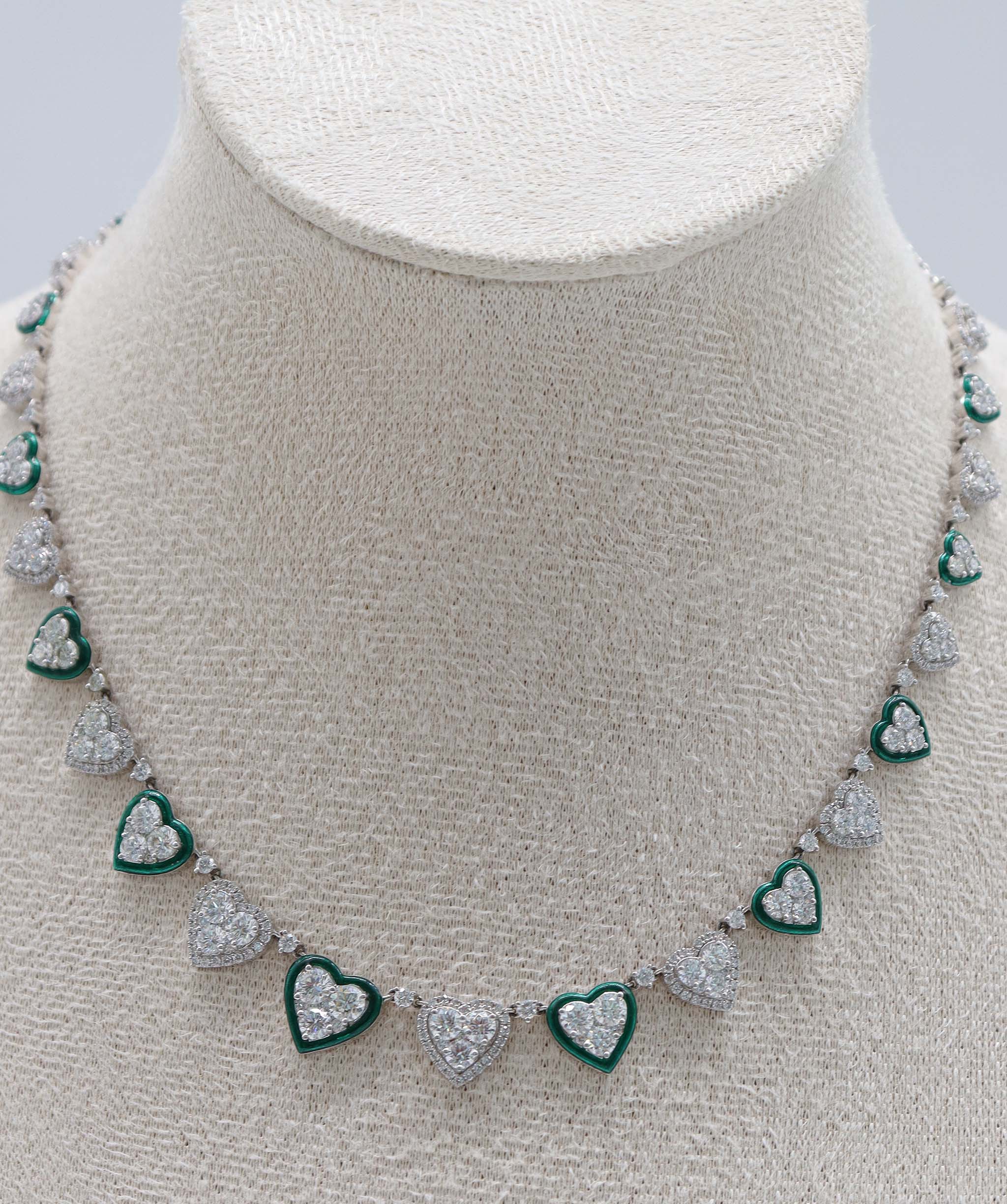 KAMYEN 5.04CT ROUND DIAMOND CHOKER Pendant P-D53K