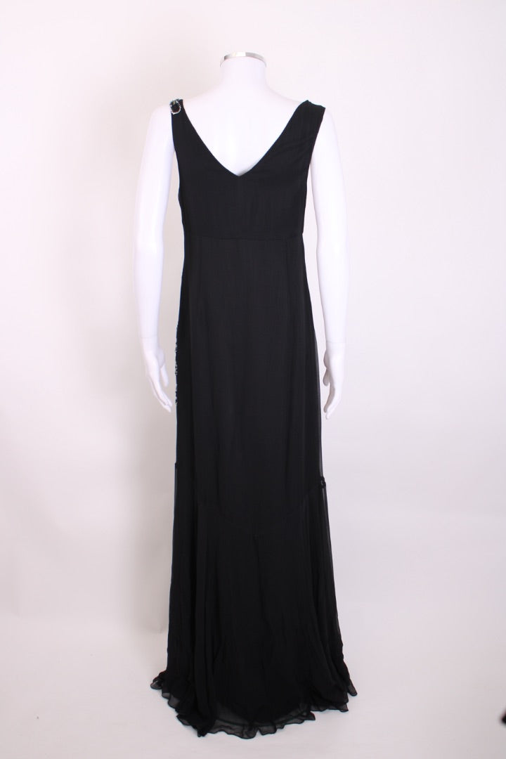 Galliano S/S Sequin Detail Dress Black M