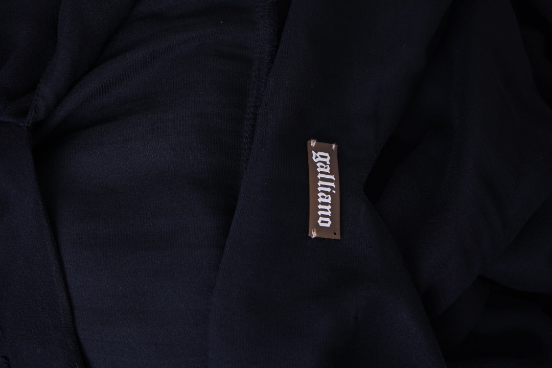 Galliano S/S Sequin Detail Dress Black M