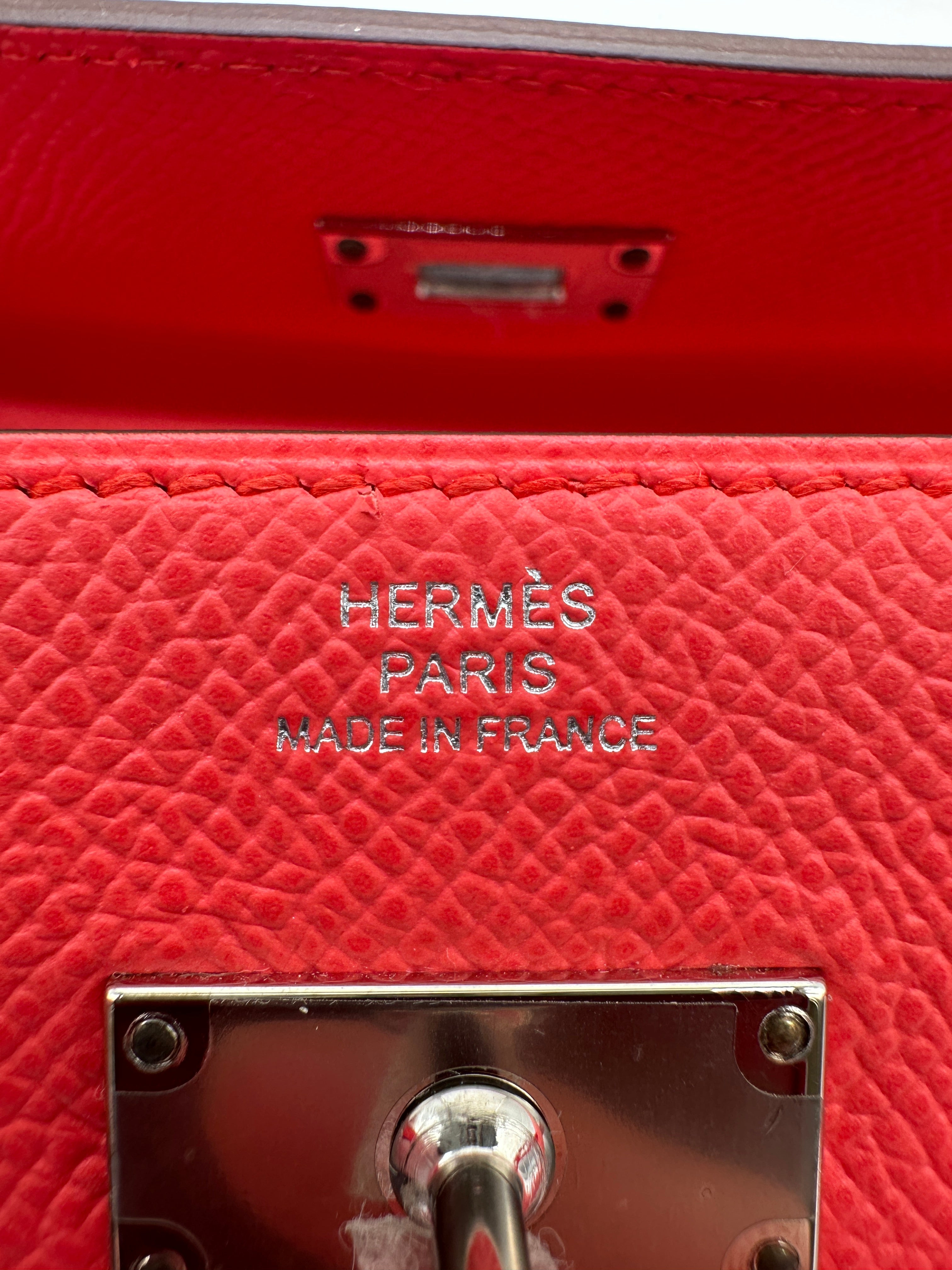 Hermès Kelly To Go Rose Texas Epsom Palladium Hardware