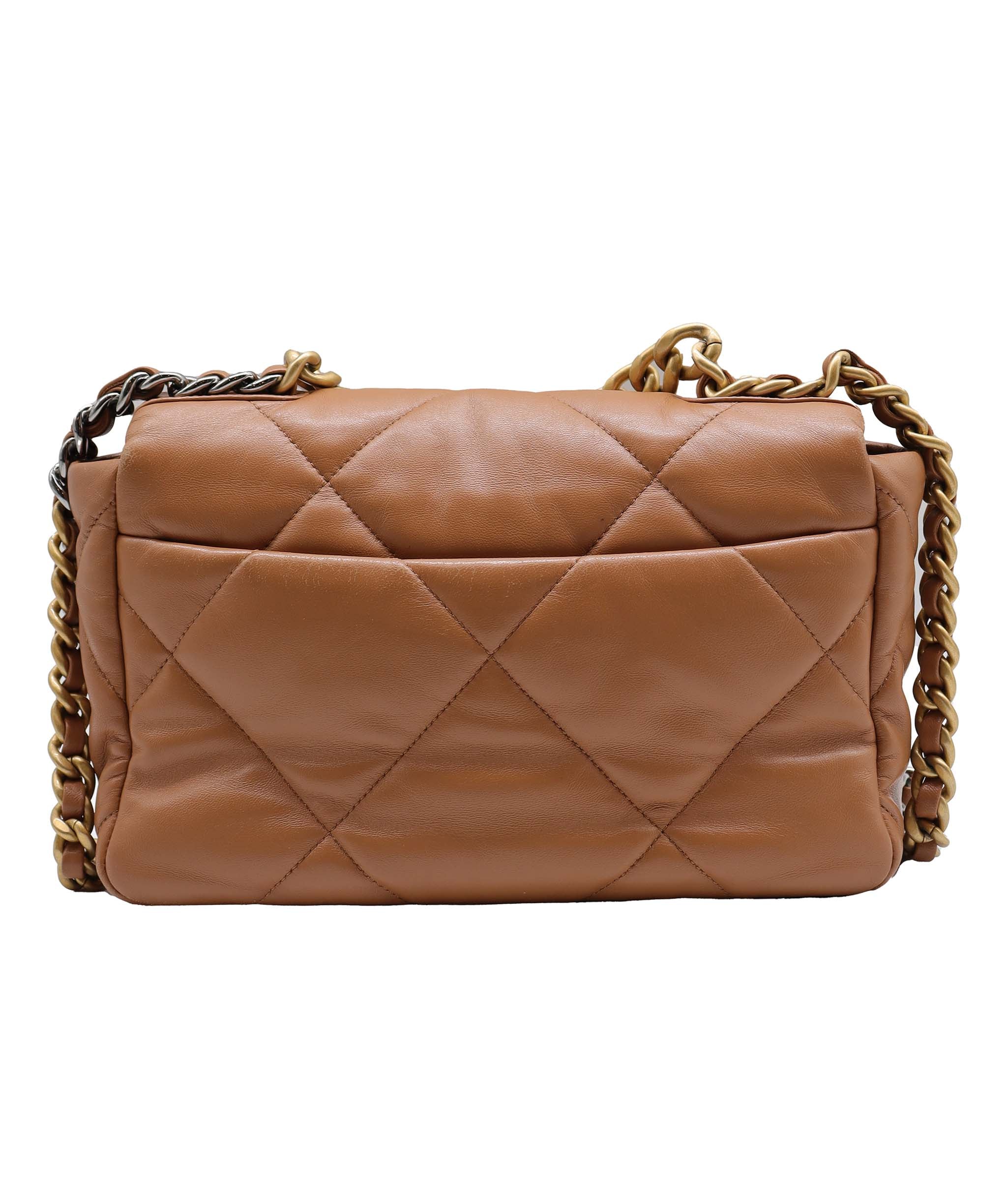 Chanel Beige 19 Small Leather Bag AGC3024