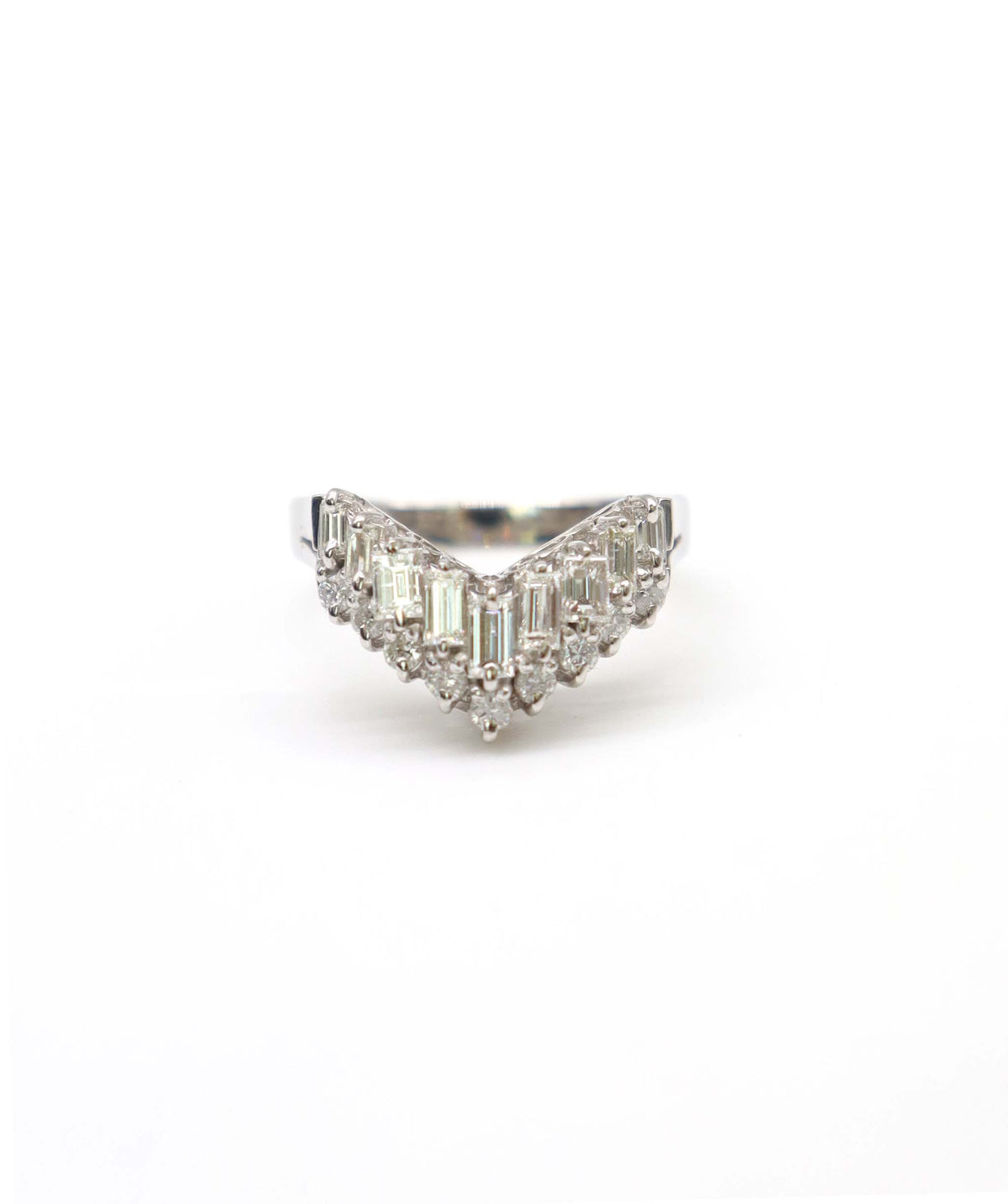 Diamond Ring 1.0 in Pt900 DXBS6735