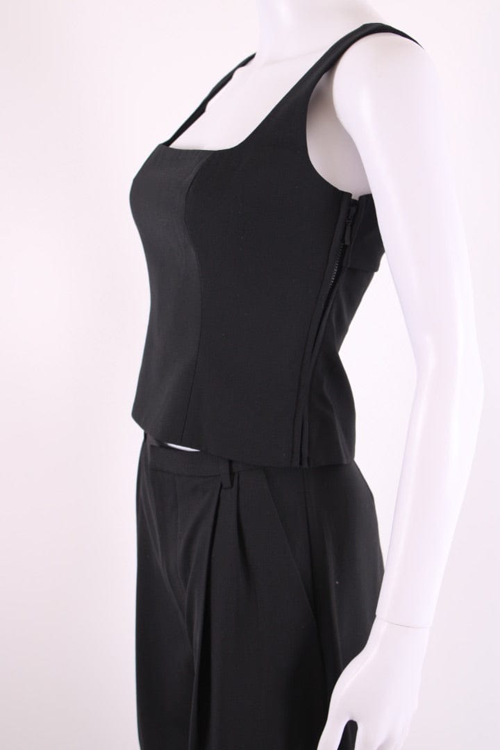 Sir. Halter Neck Top & Trousers Black S
