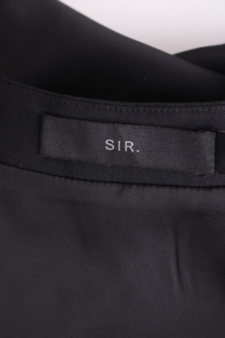 Sir. Halter Neck Top & Trousers Black S