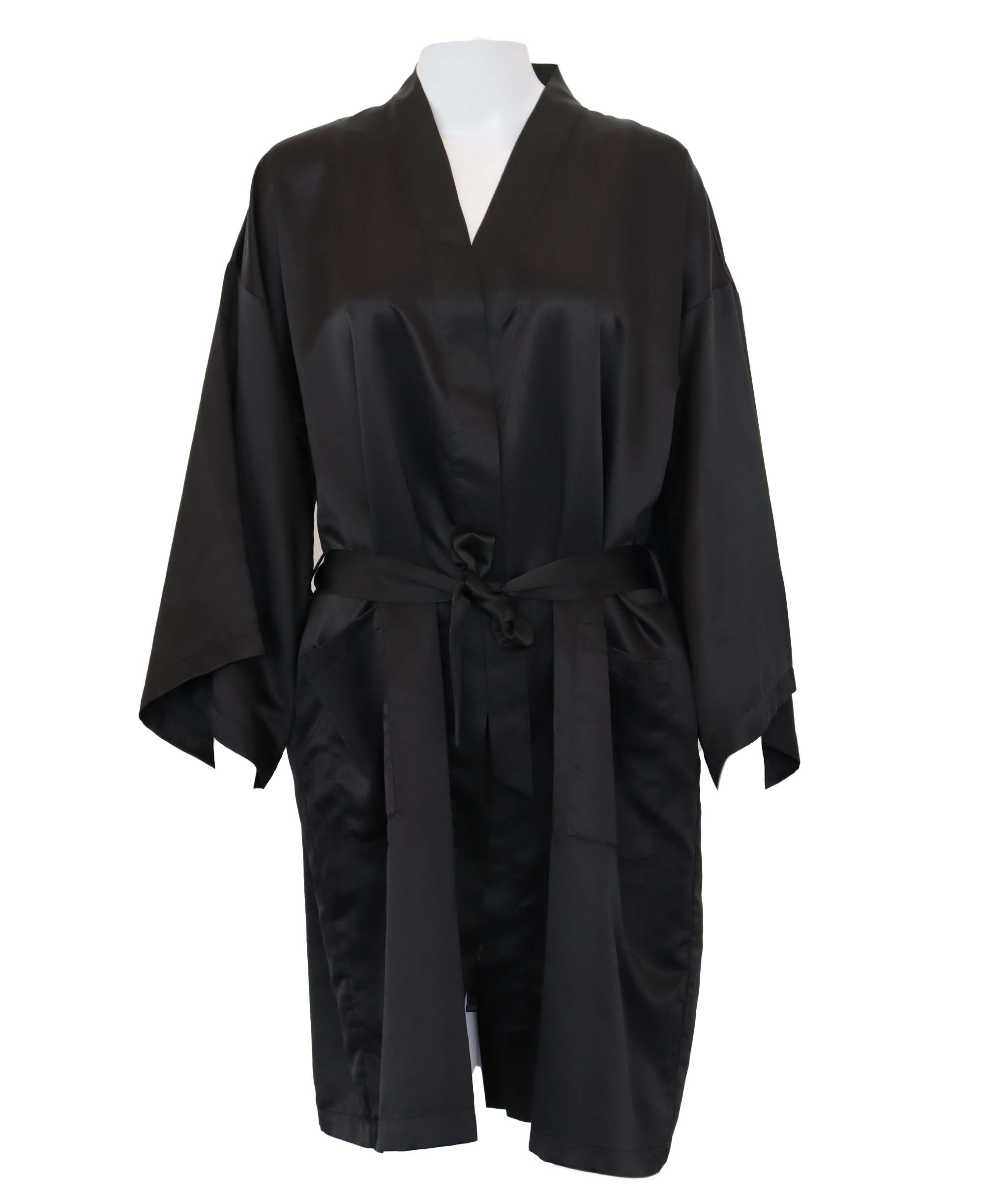 Bathrobe Typo black ASC7161