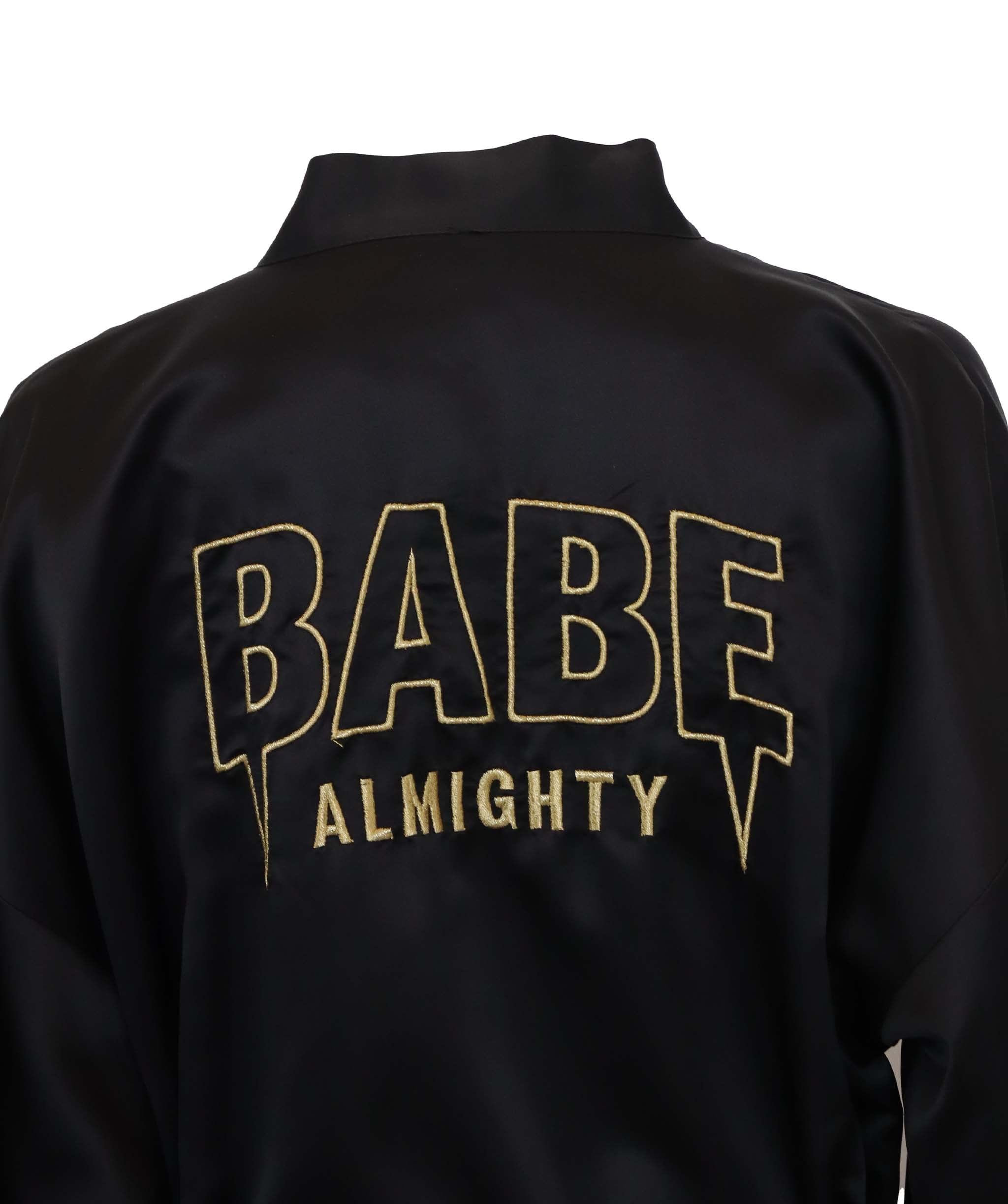 Bathrobe Typo black ASC7161