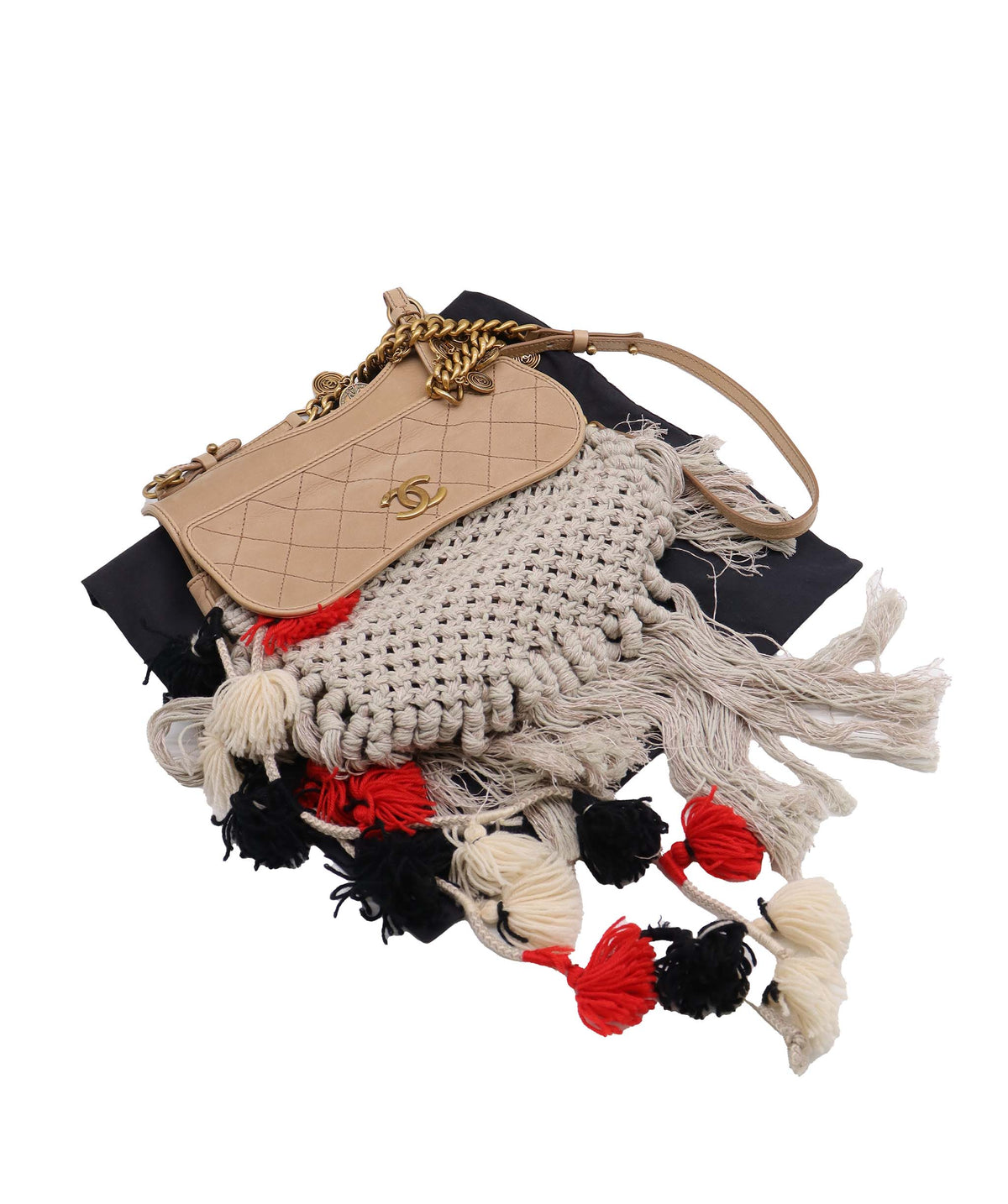 CHANEL PARIS DUBAI FRINGE SHOULDER BAG DXBS6742