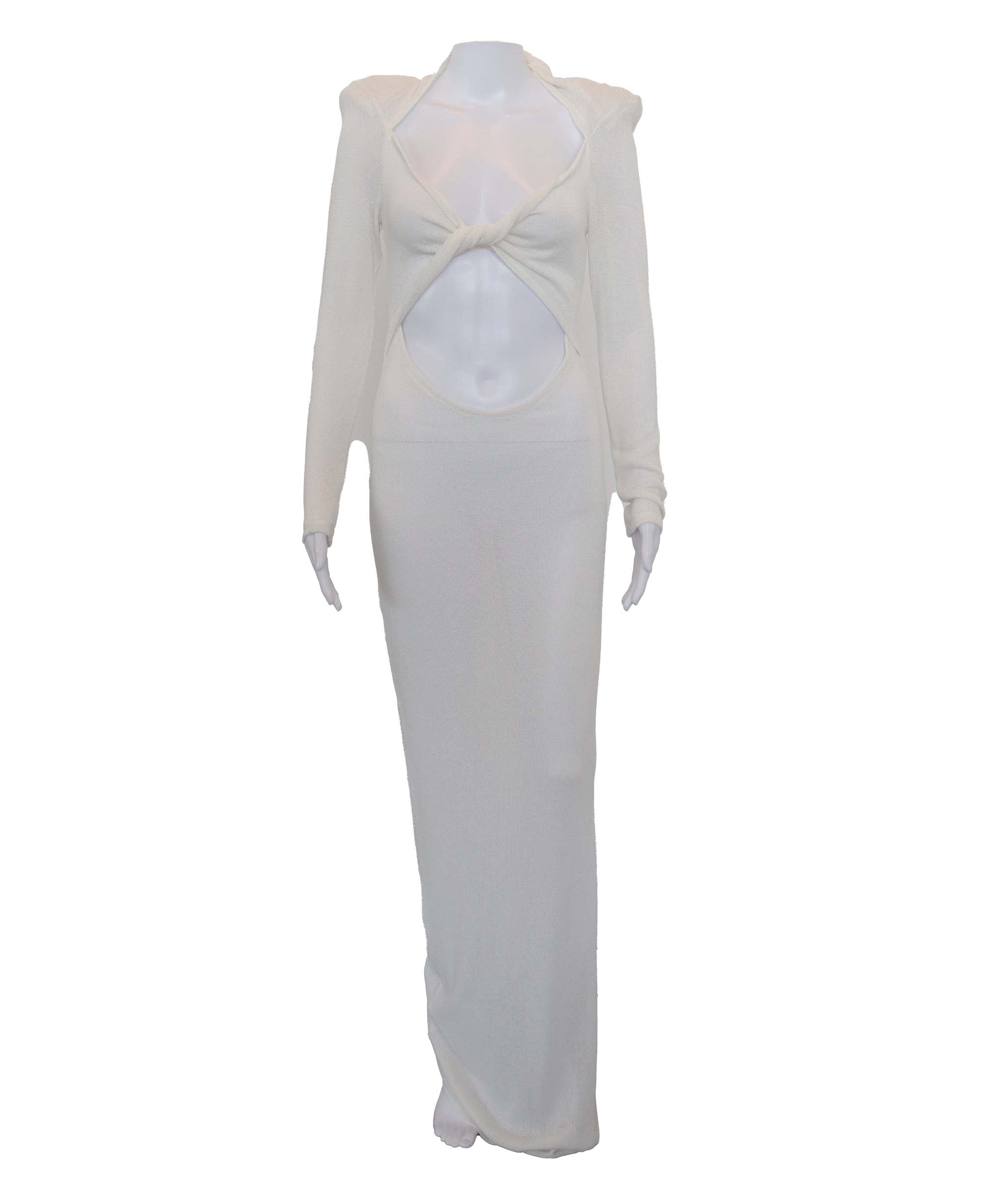 Cover up dress Bronx and Banco white ASC7158
