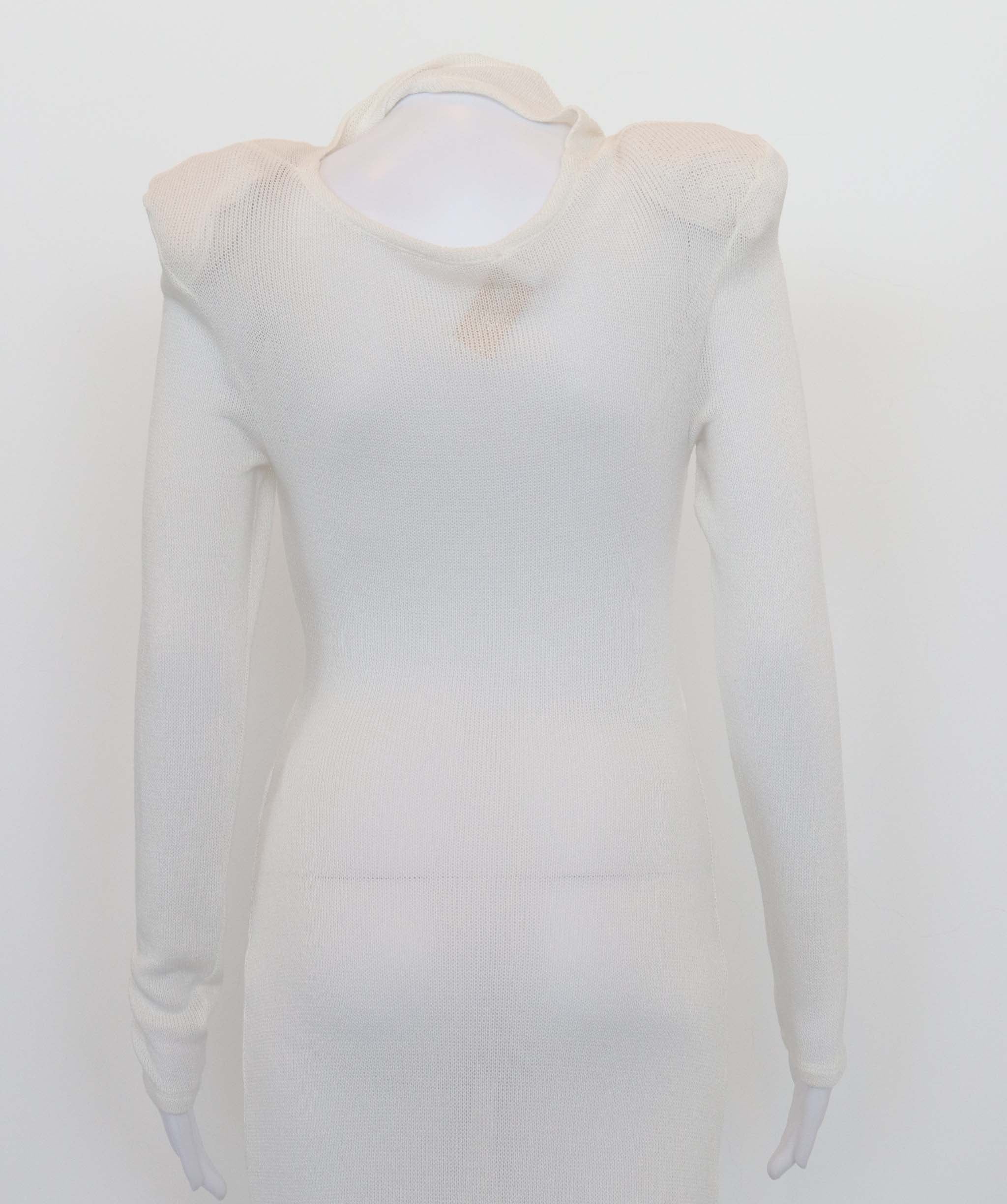Cover up dress Bronx and Banco white ASC7158