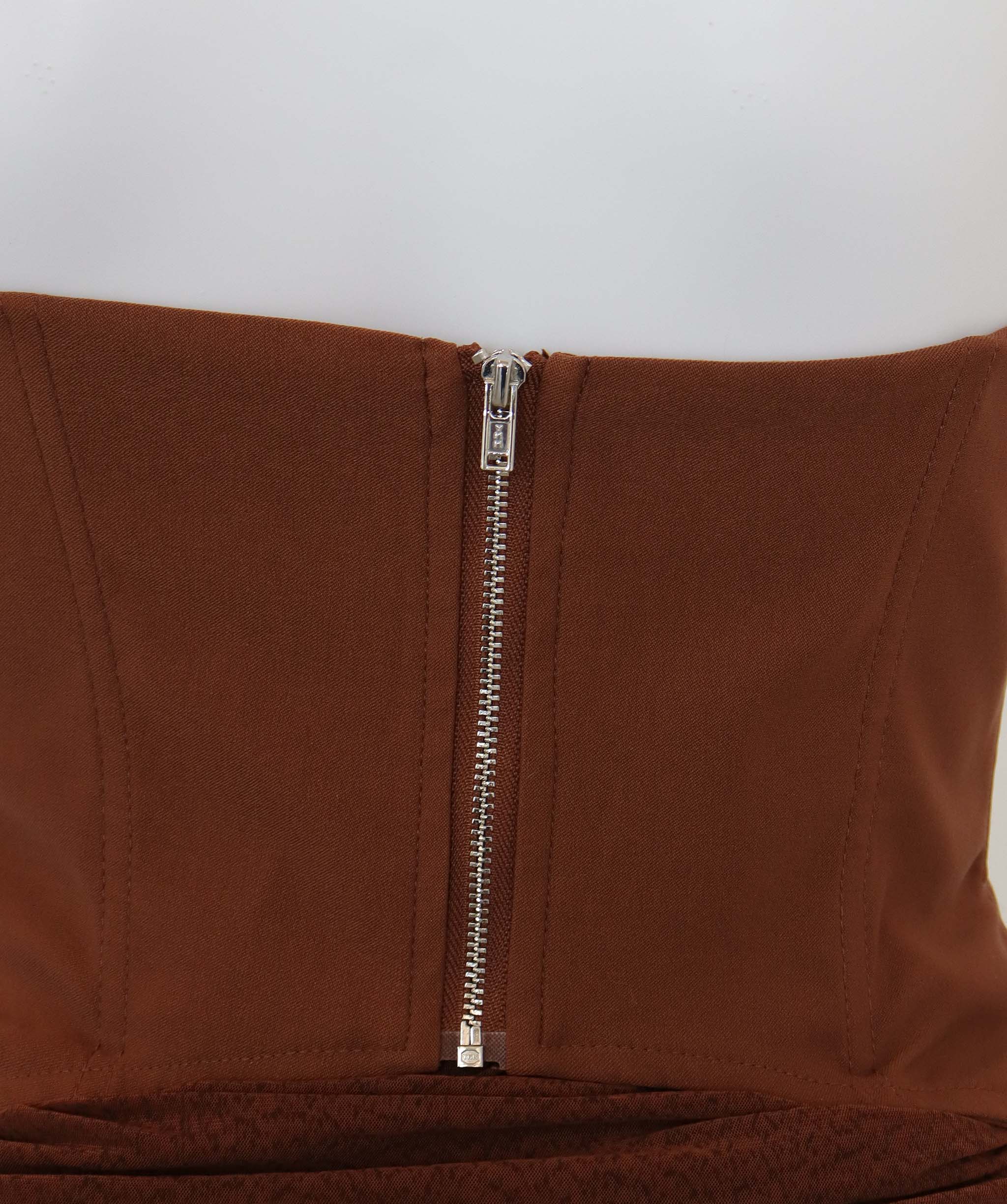 Dress Camila Coelho brown ASC7153
