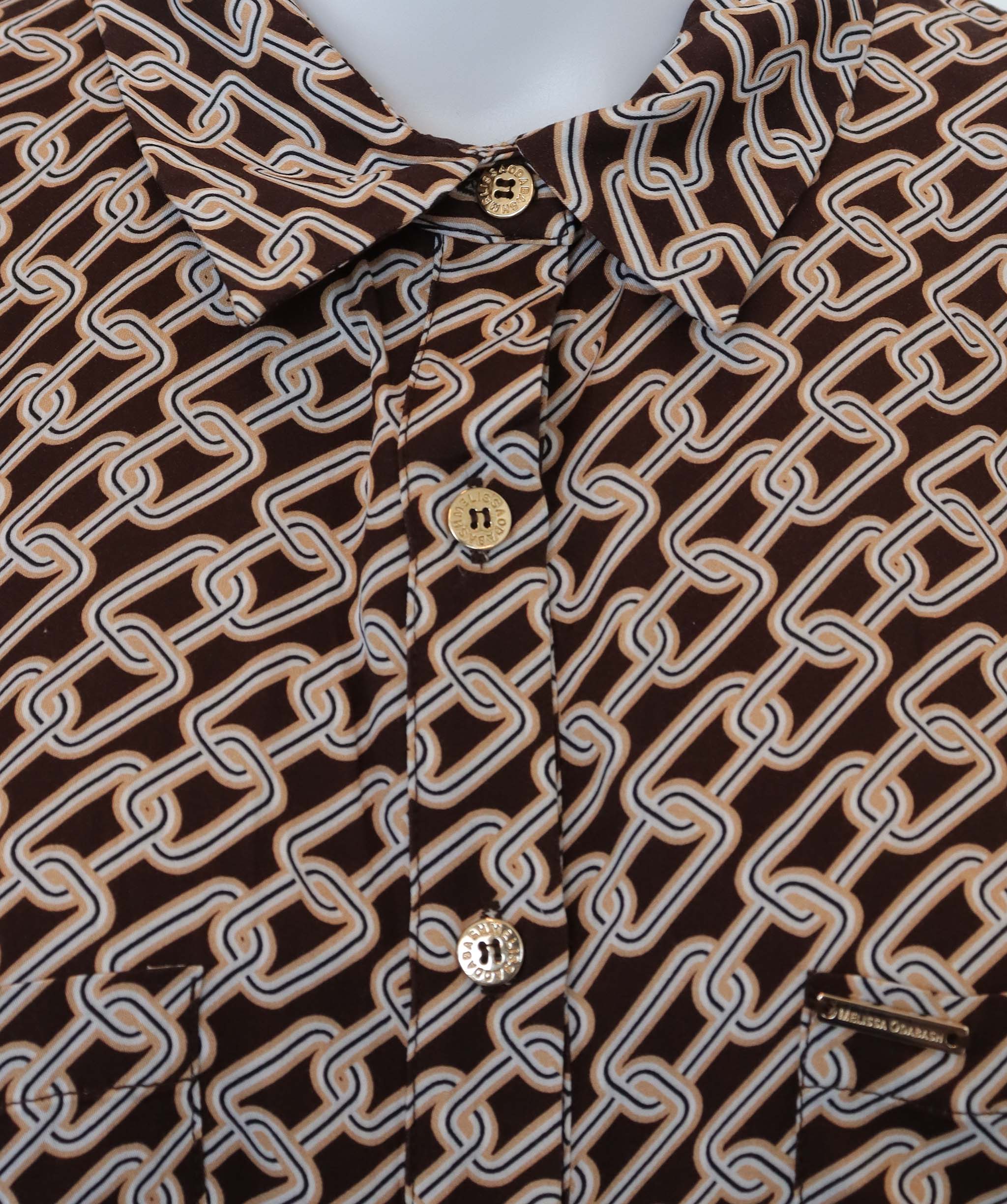 Cover up Melissa Odabash brown ASC7148