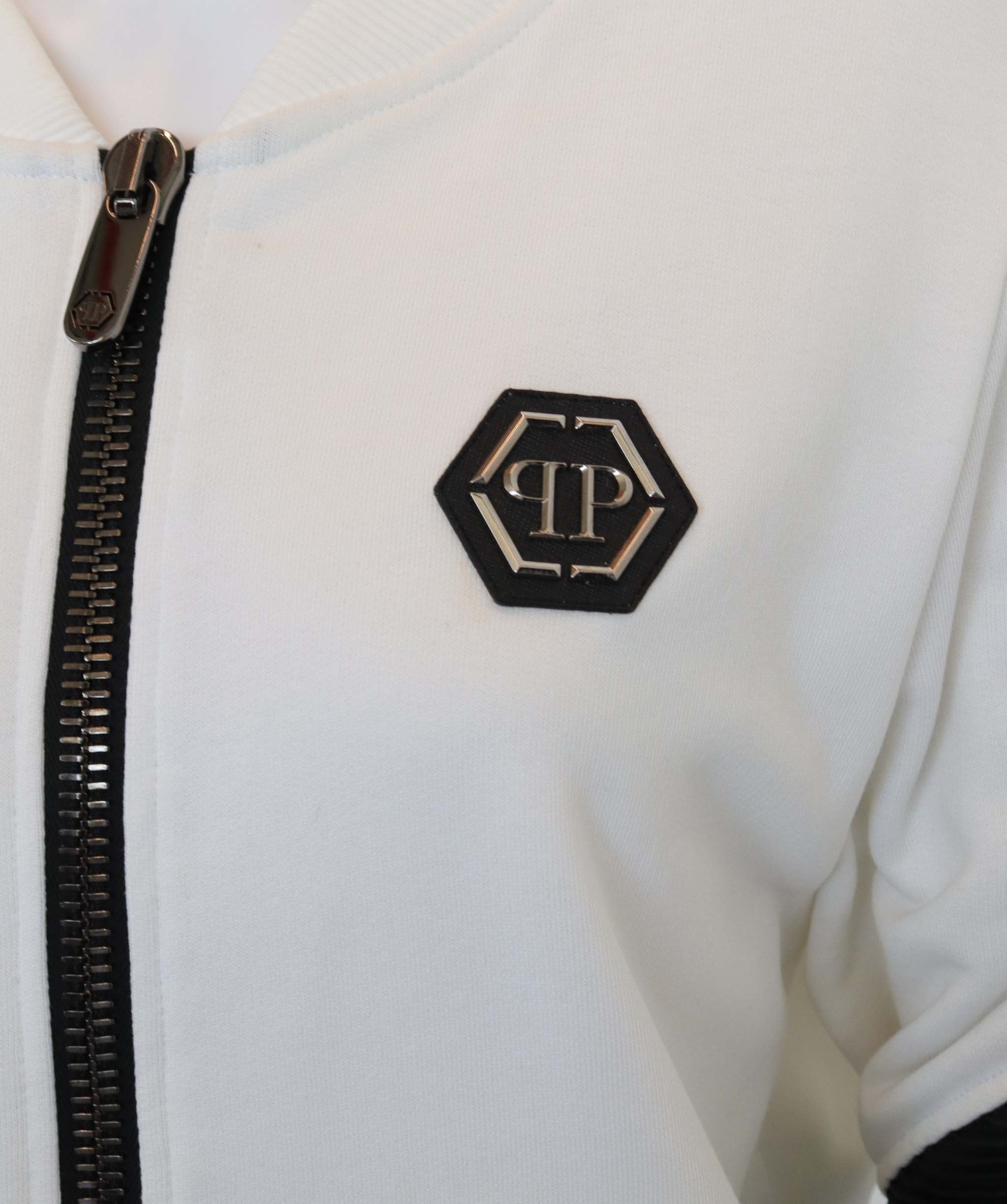 Jacket Philipp plein white black ASC7140