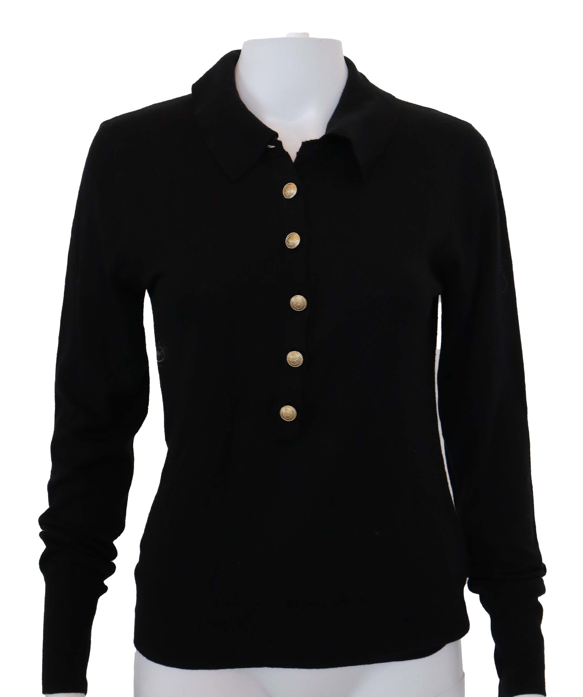 Long sleeve top L'Agence Black ASC7144