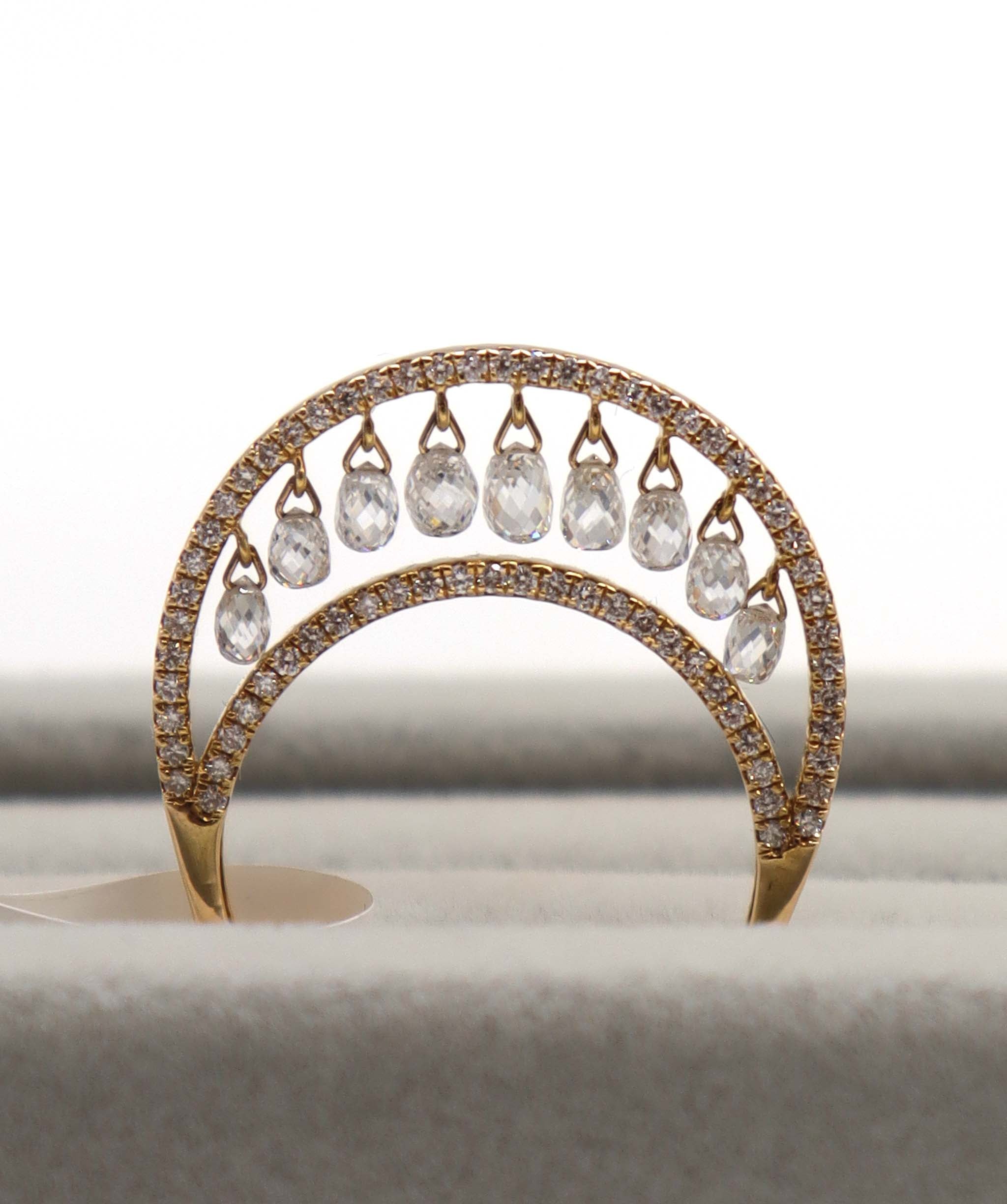 WHITE BRIOLETTE WHITE BRIOLETTE SMALL DIAMONDS R3293