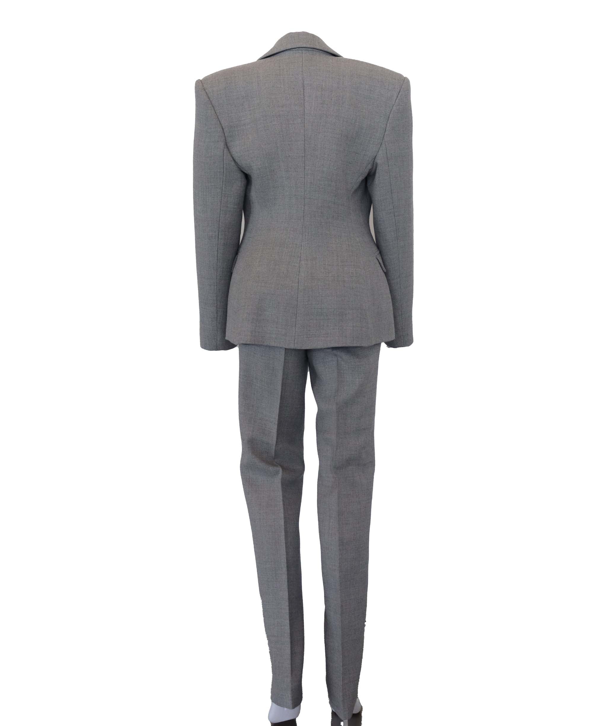 set trouser jacket tube Alex Perry grey ASC7178