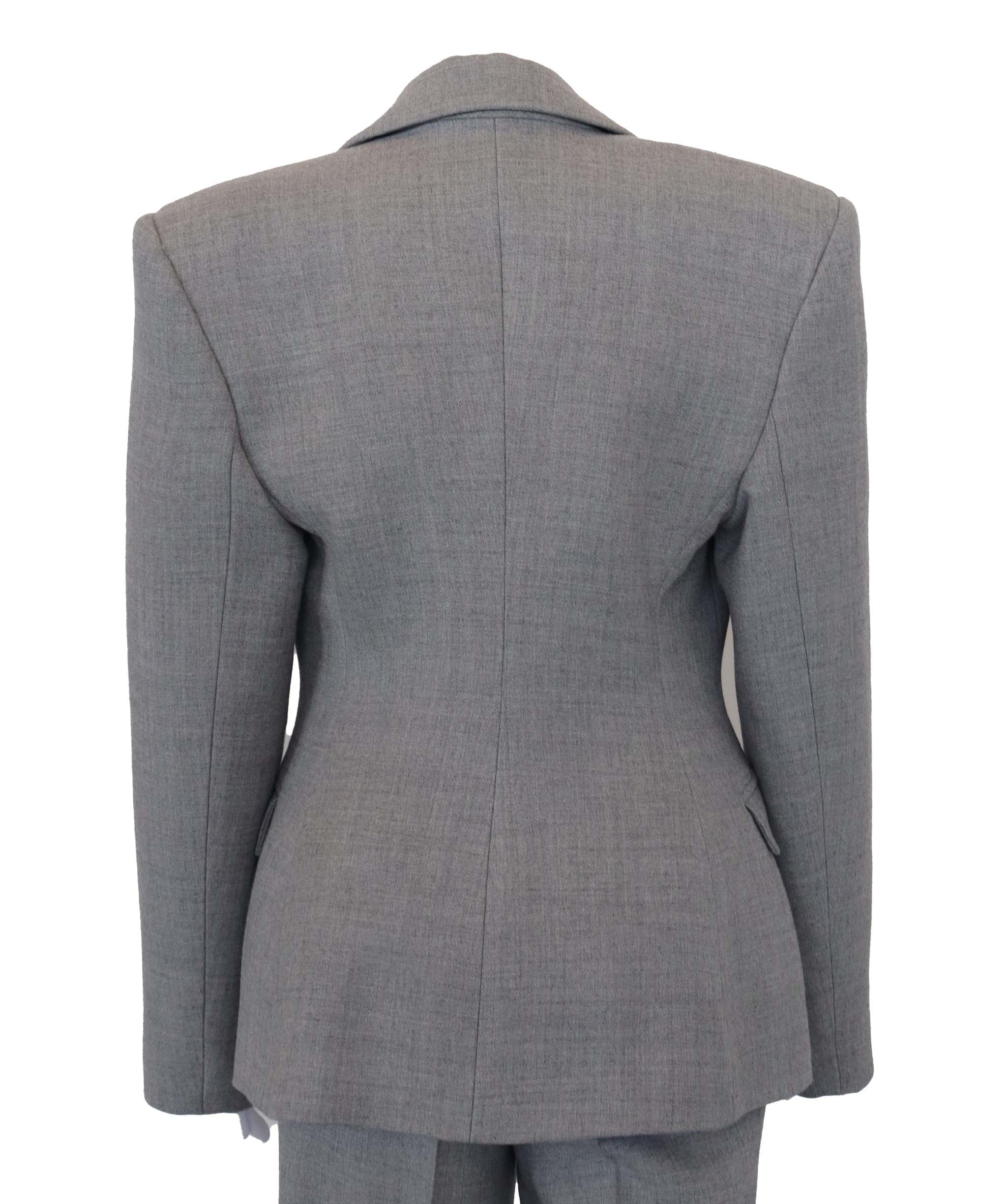 set trouser jacket tube Alex Perry grey ASC7178