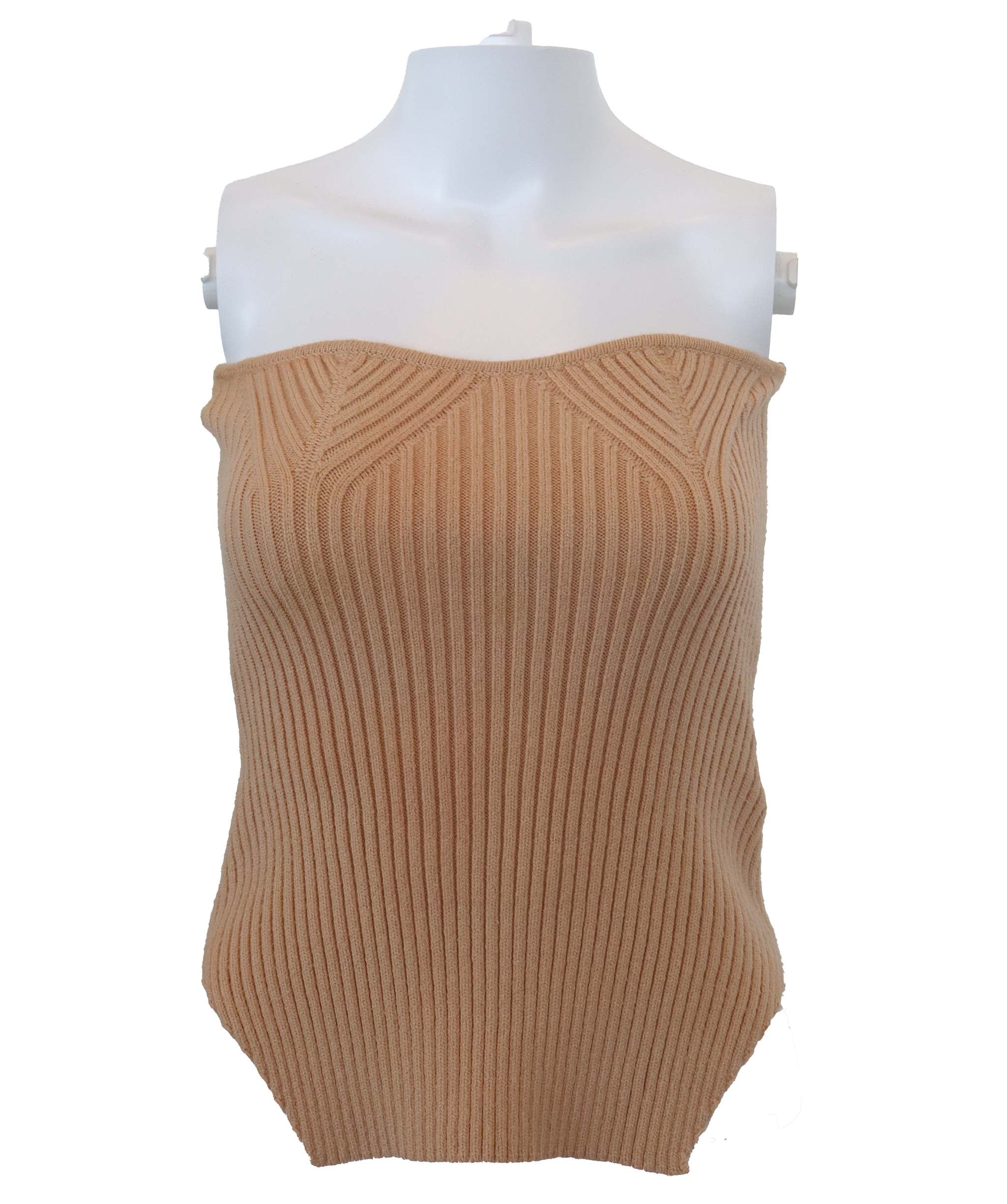 Tube blouse Chicle Frique brown ASC7181