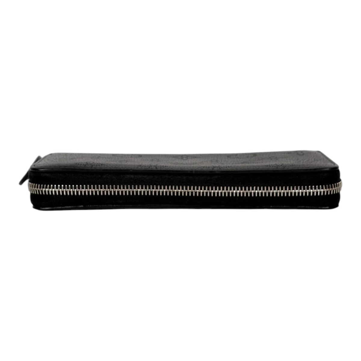 Louis Vuitton Black Long Zip Wallet