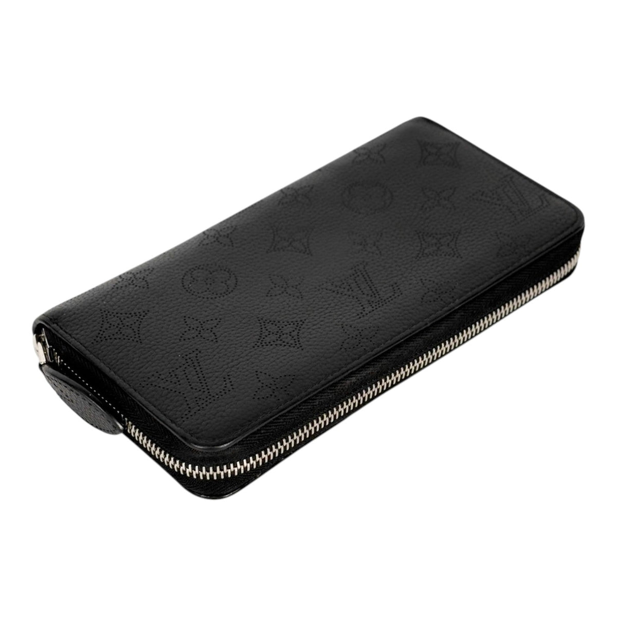 Louis Vuitton Black Long Zip Wallet