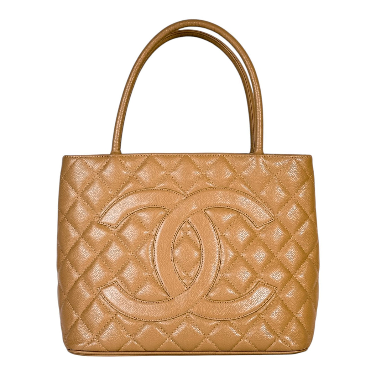 Chanel Medallion Caramel Tote Bag