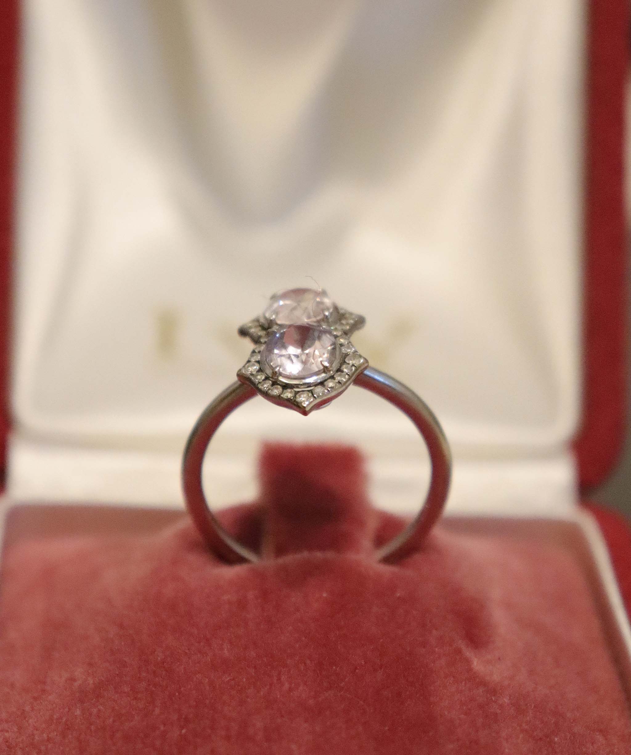 Grey spinel diamond us 6 AGC3692