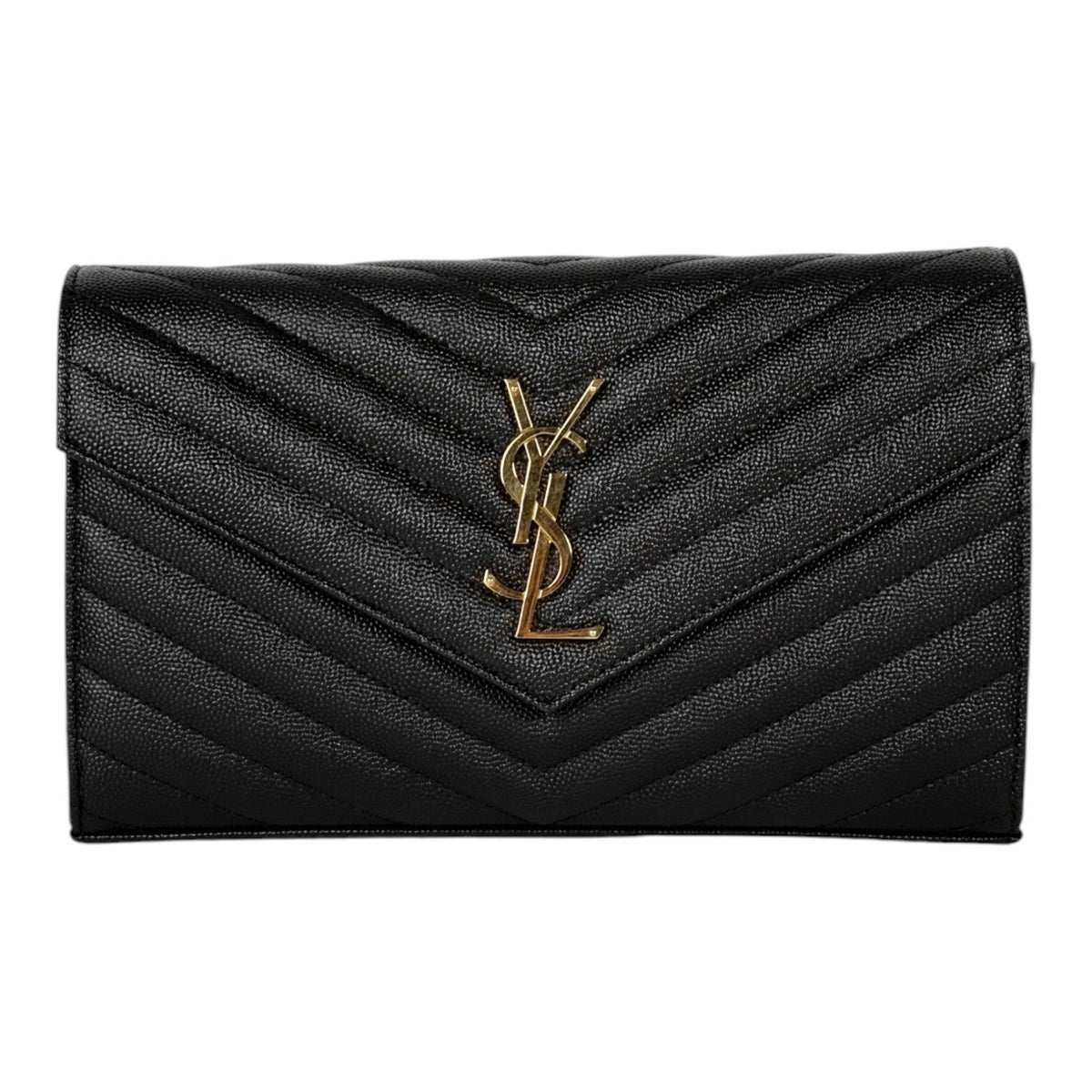 YSL Black Envelope WOC Bag