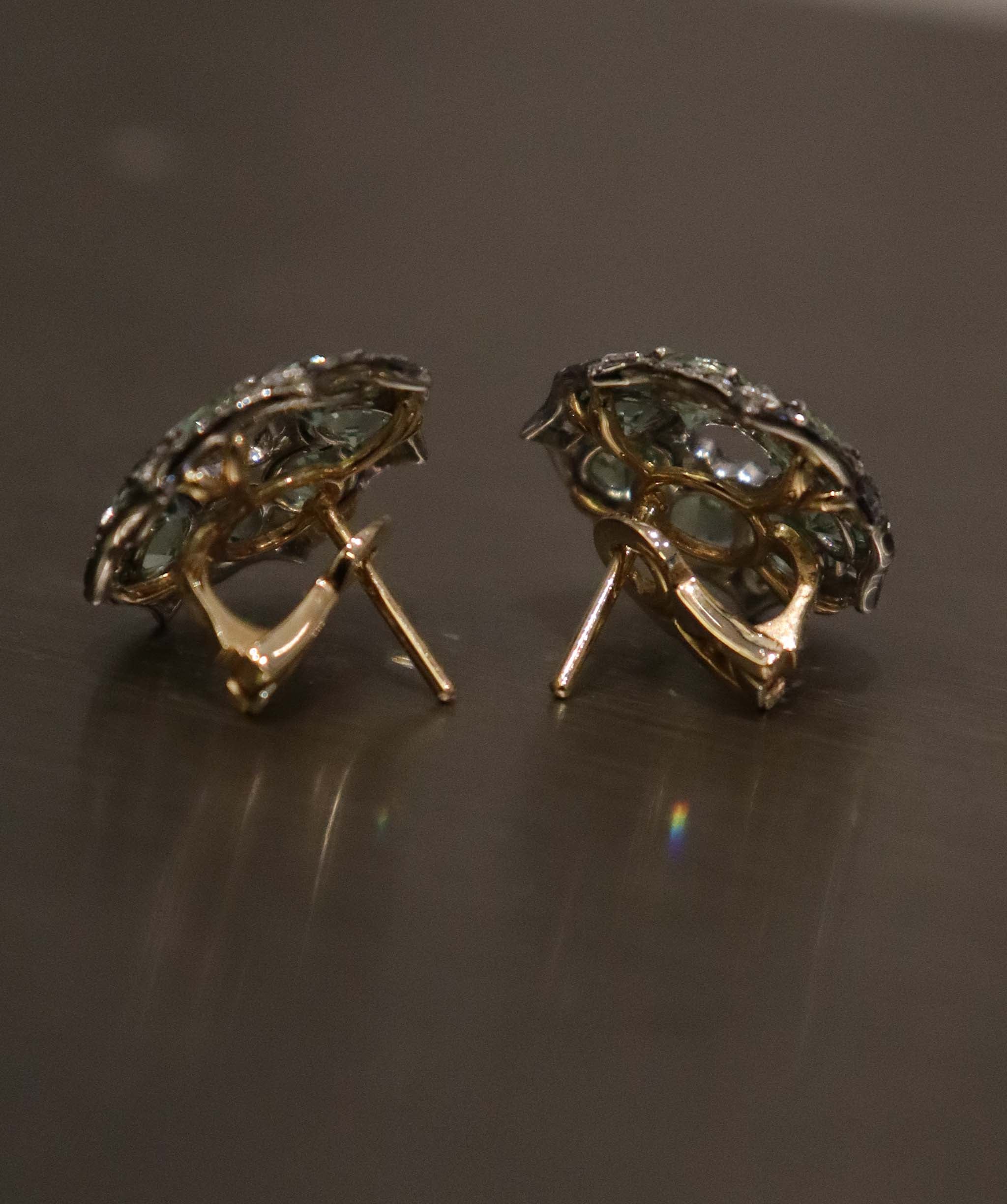 Green tourmaline earring AGC3690