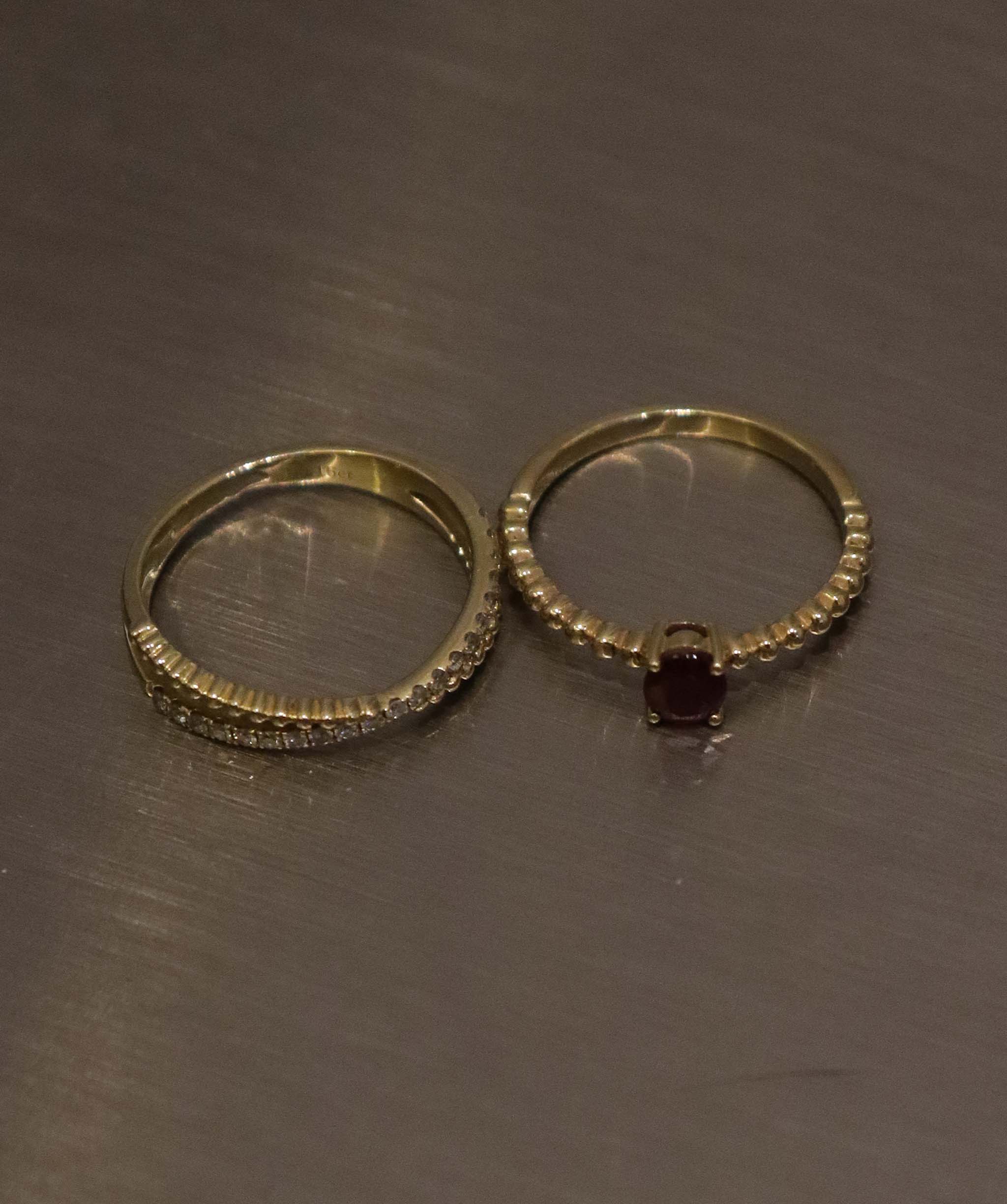 Pigeon Bloody Ruby and Diamond size us 5 AGC3694