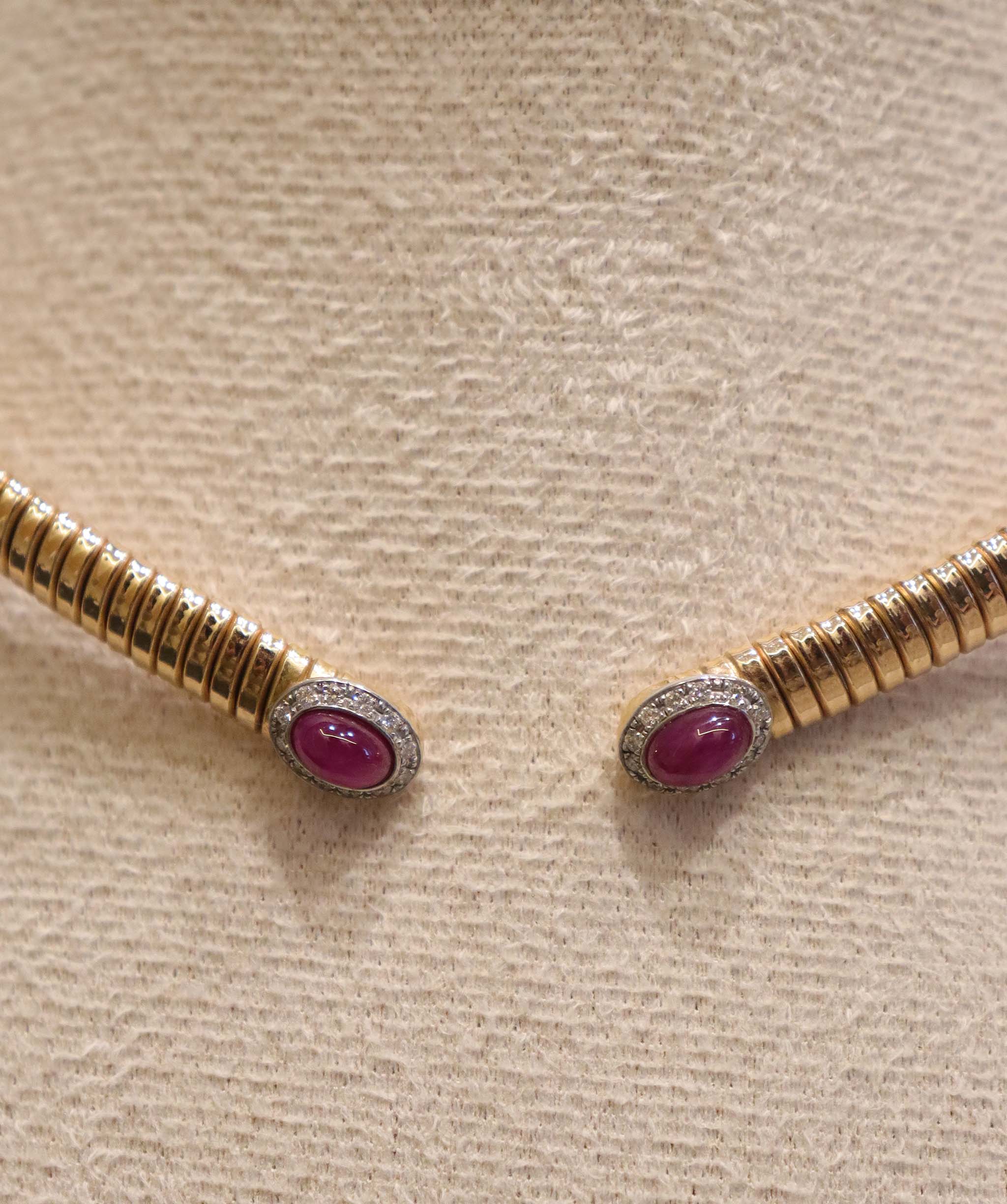 Rose gold ruby tubogas AGC3683