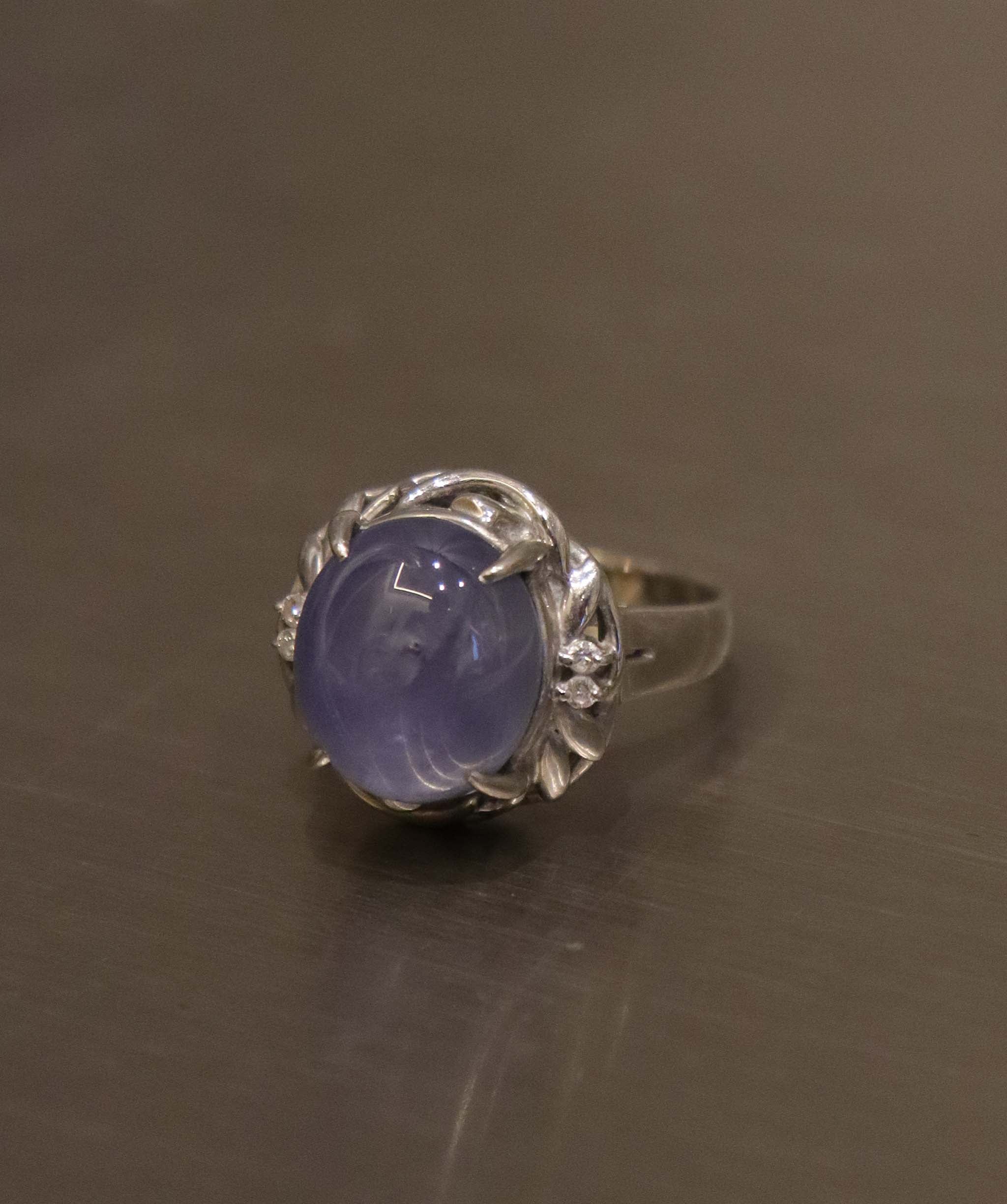 12.5CT SAPPHIRE STAR Ring 7 DXBS6367