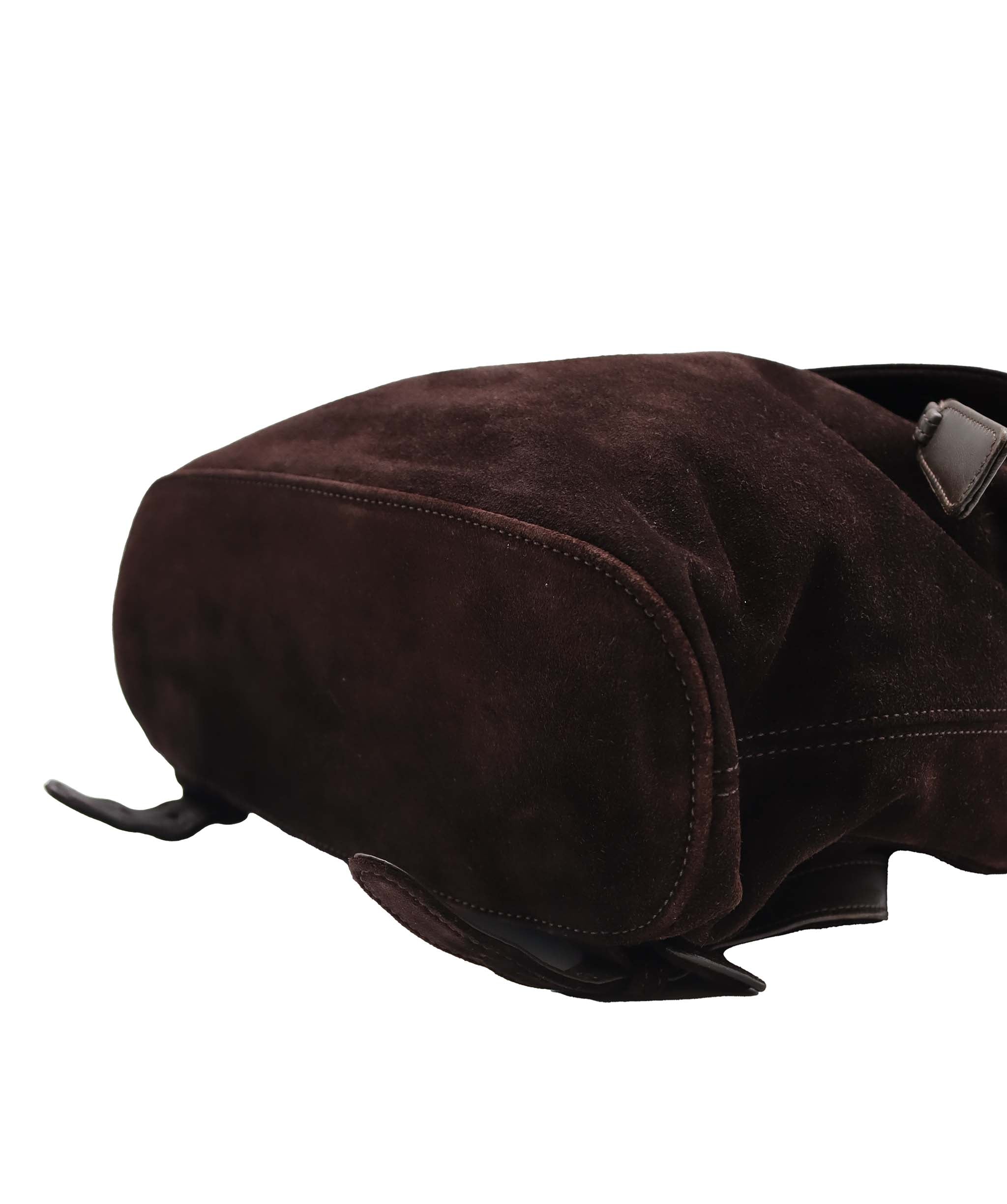 Chanel CC Suede Backpack Brown DXBS6082