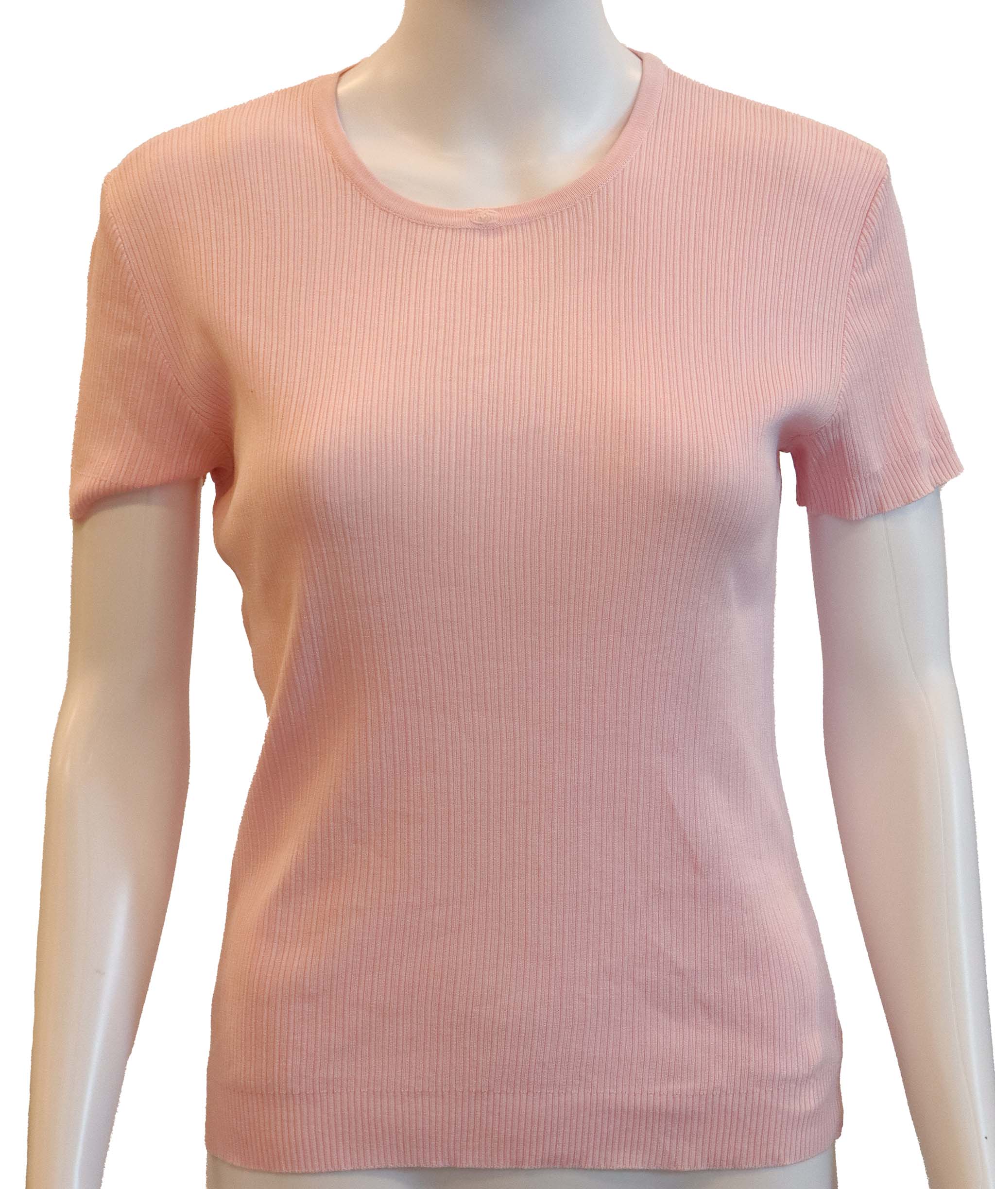 Chanel Pink Knit Top size 42 DXBCS0753