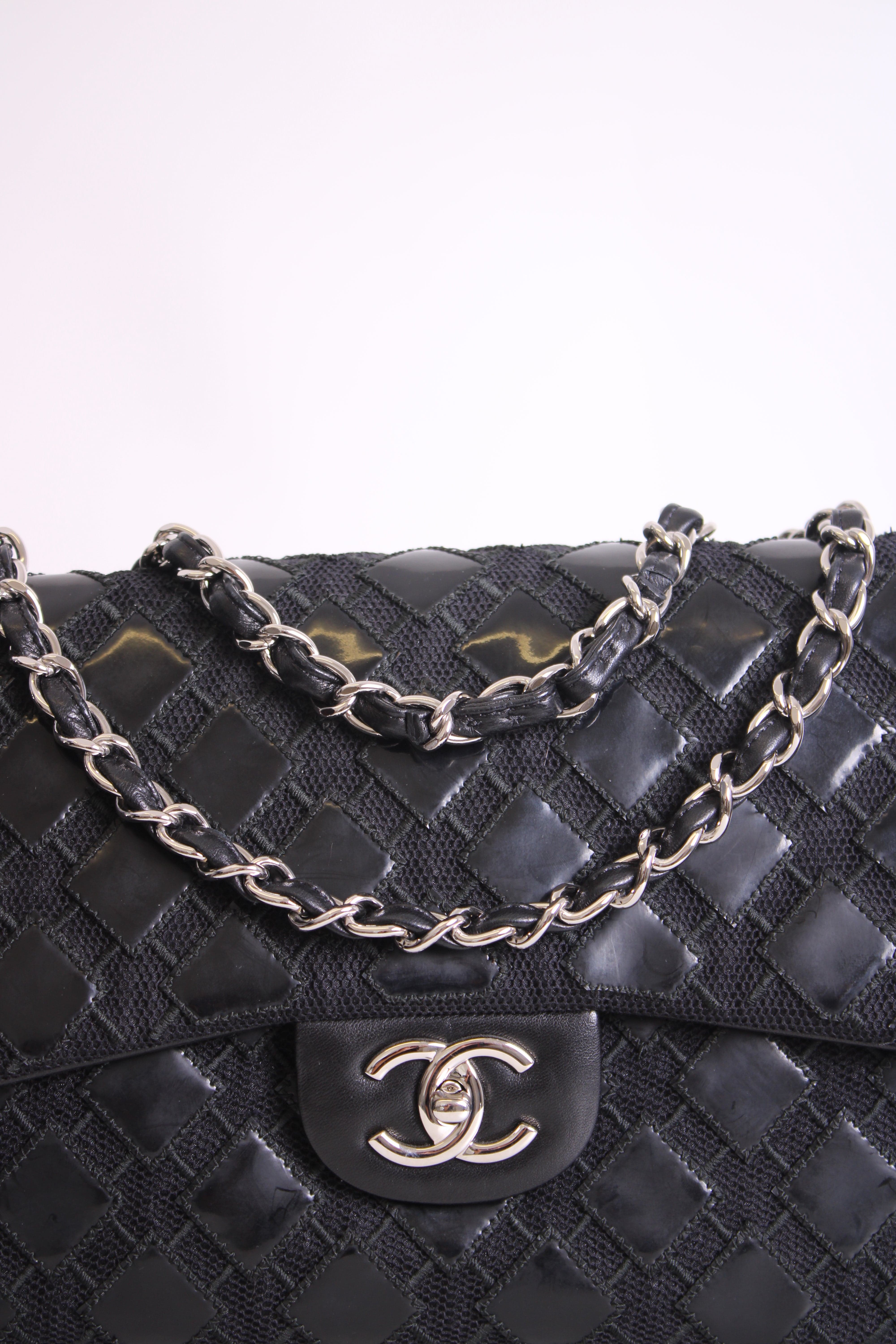 Chanel Black Patent Chanel Bag