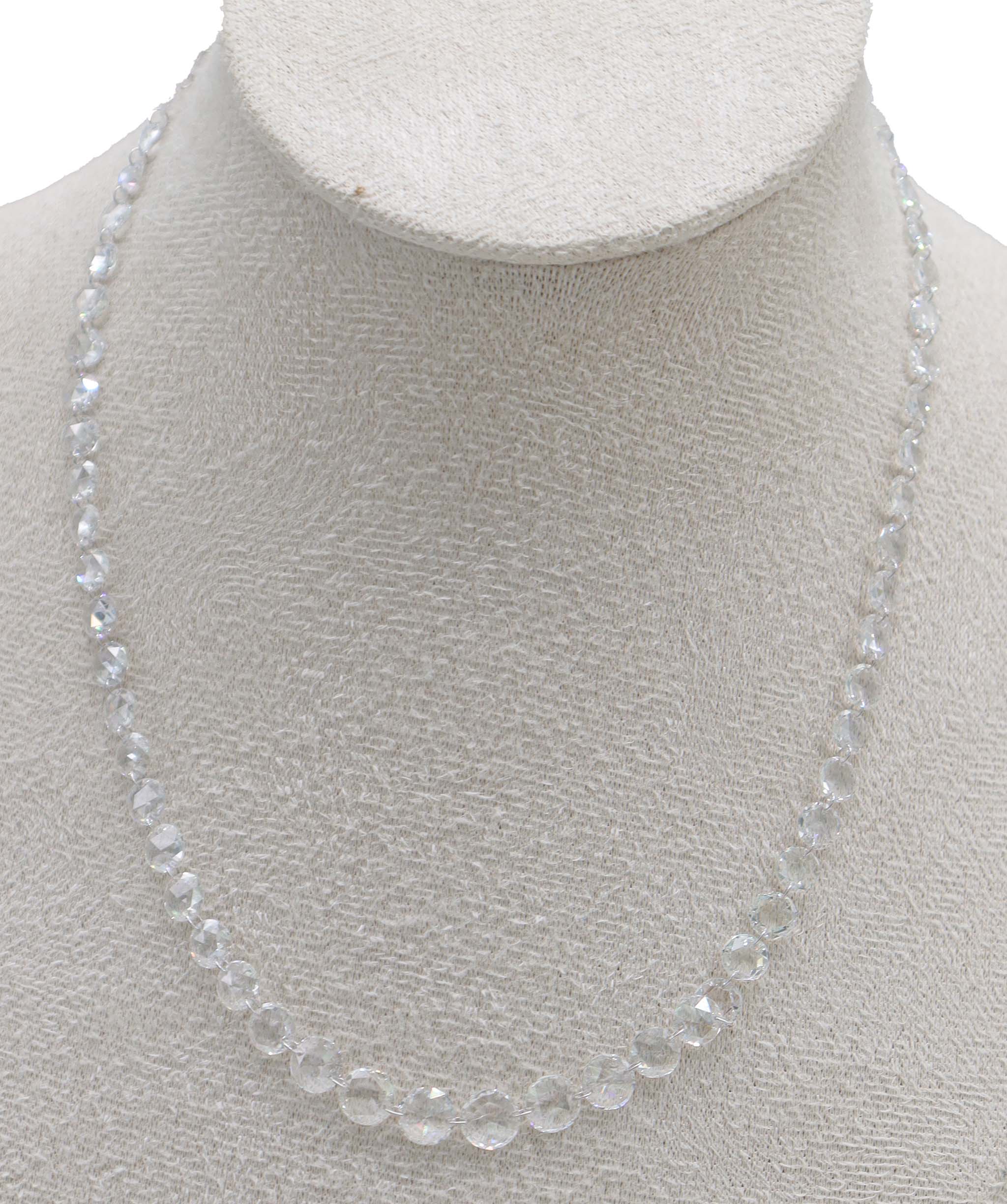 By Sabrina the imperial rose necklace diamonds 18.47ct Gold1.26g 39cm C12945