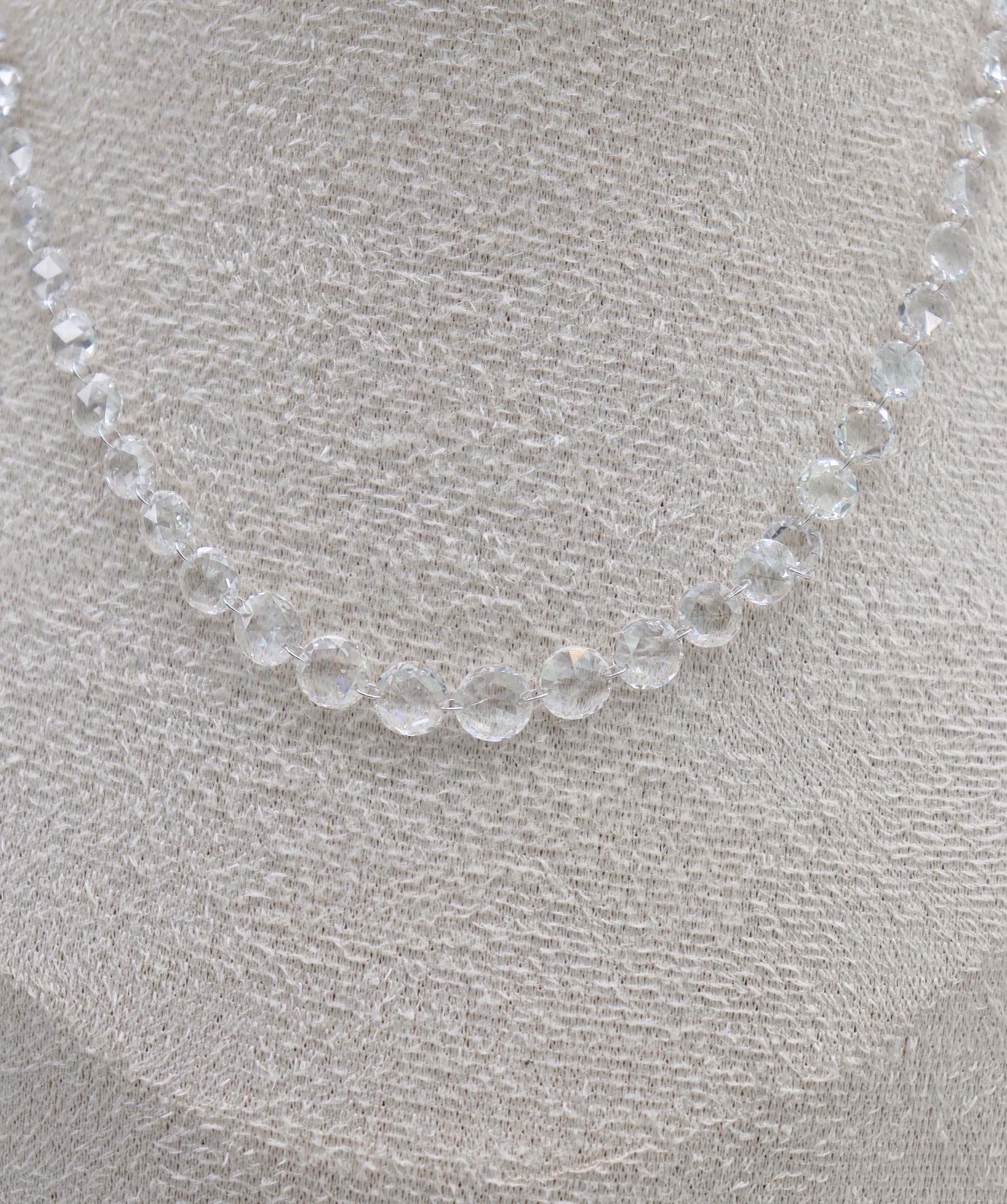 By Sabrina the imperial rose necklace diamonds 18.47ct Gold1.26g 39cm C12945