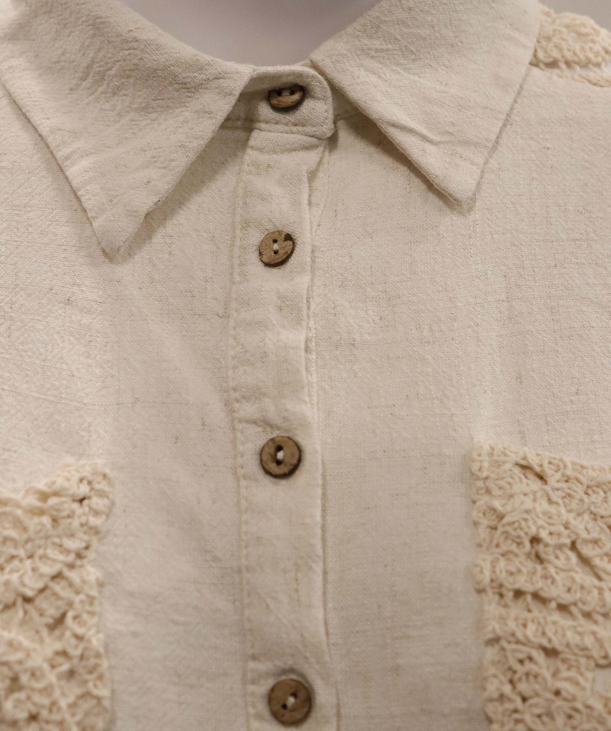 Ecru Crochet Luxe Ensemble Medium size DXBCS0734