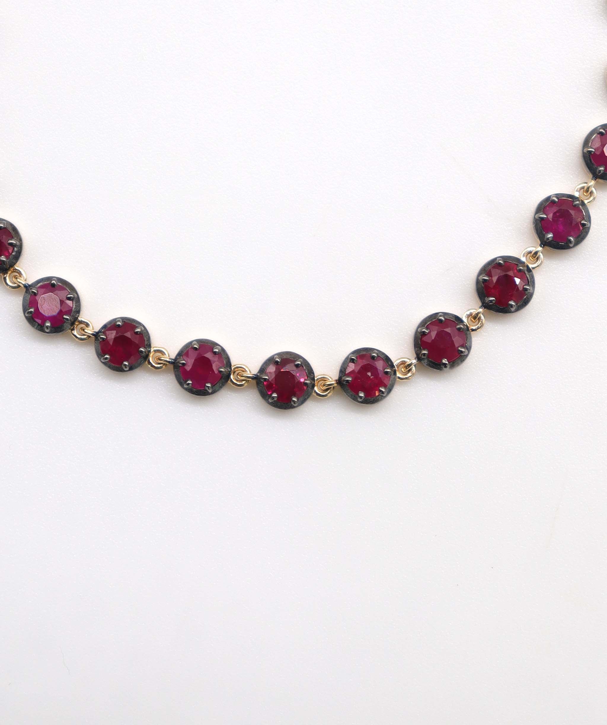 By Sabrina the oracle Bracelet TW-5.66ct Gold-10.83g 18cm Ruby B3668